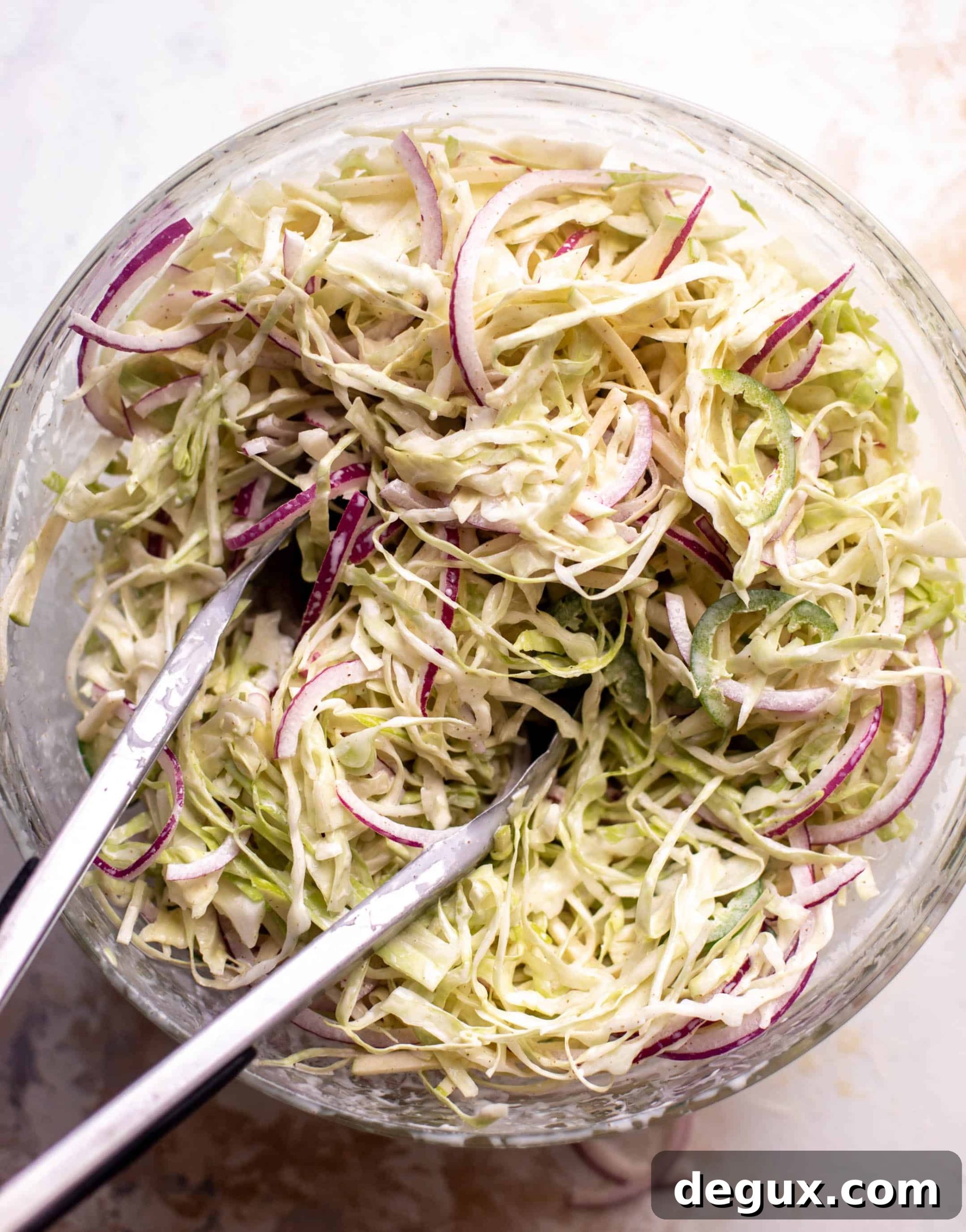 creamy jalapeno slaw