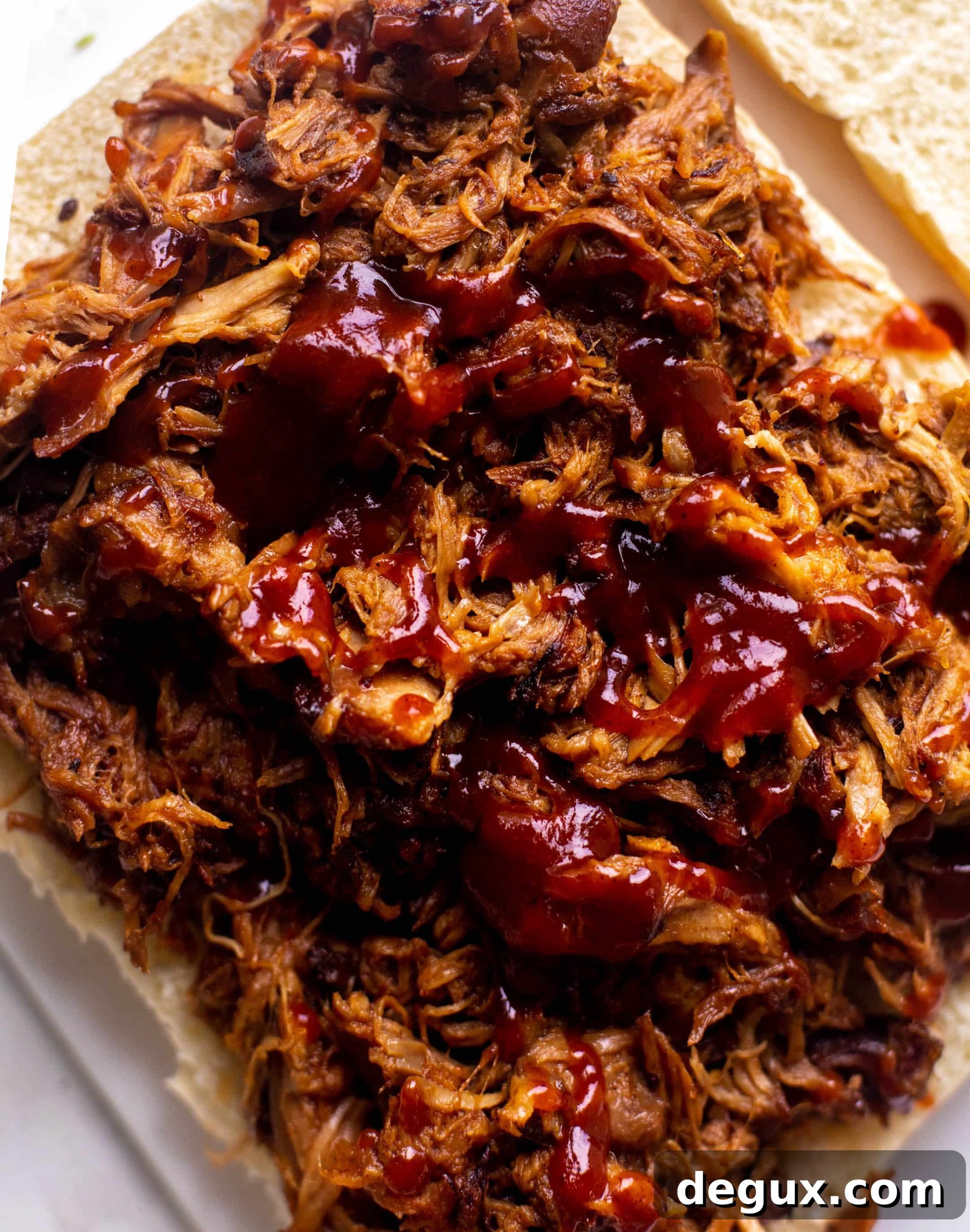 root beer pulled pork on buns