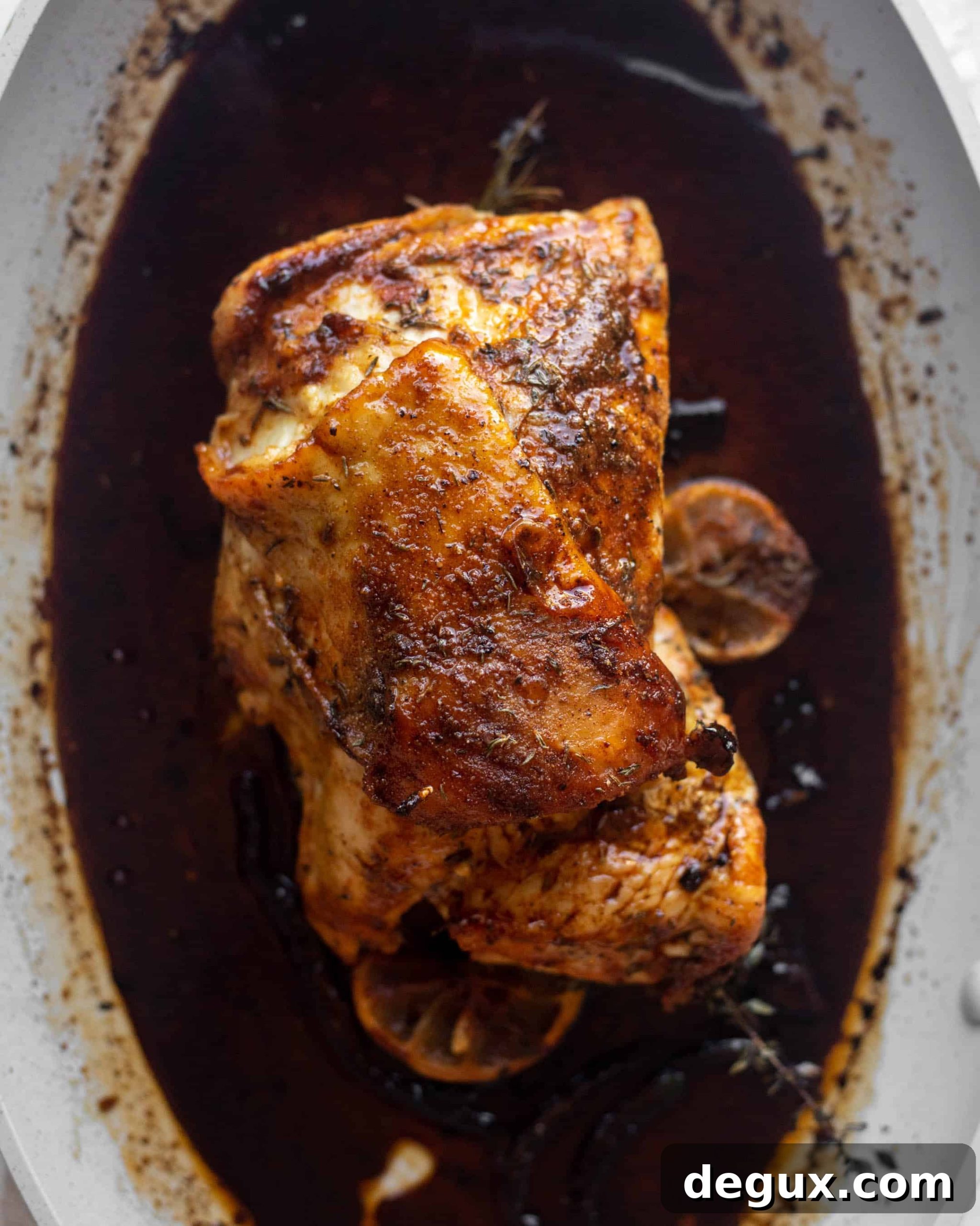 Herb-Butter Turkey Breast Roast with Savory Pan Gravy 5 easy roasted turkey breast with gravy