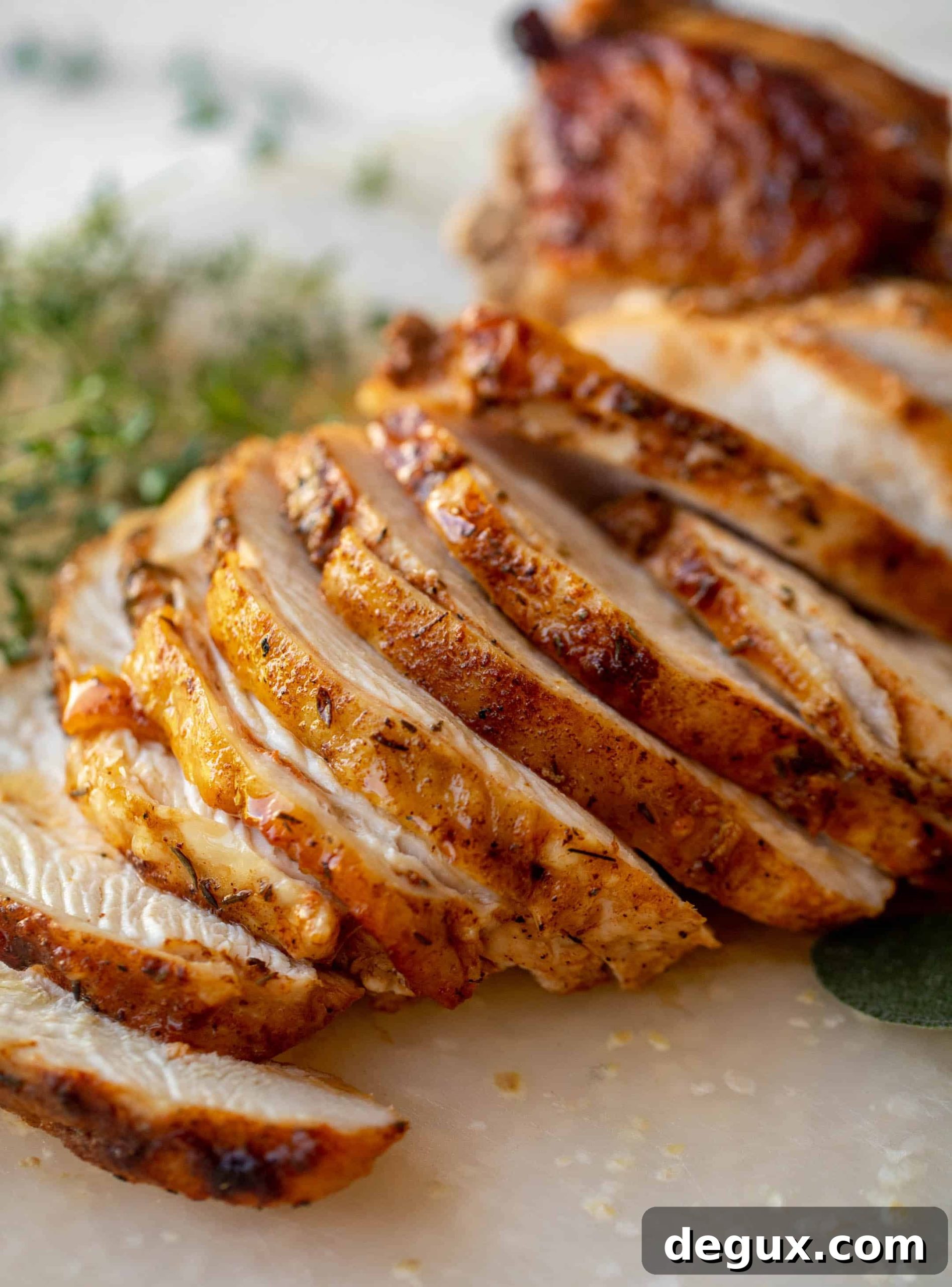 Herb-Butter Turkey Breast Roast with Savory Pan Gravy 7 easy roasted turkey breast with gravy