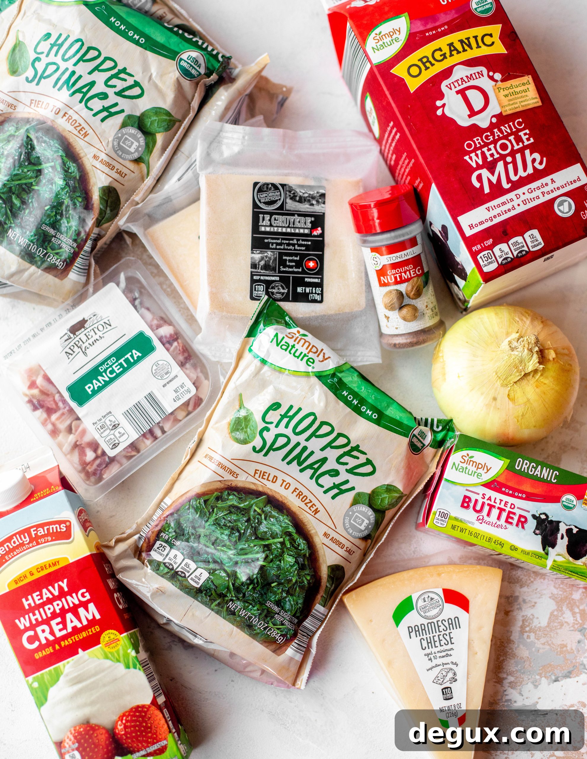 ingredients from ALDI