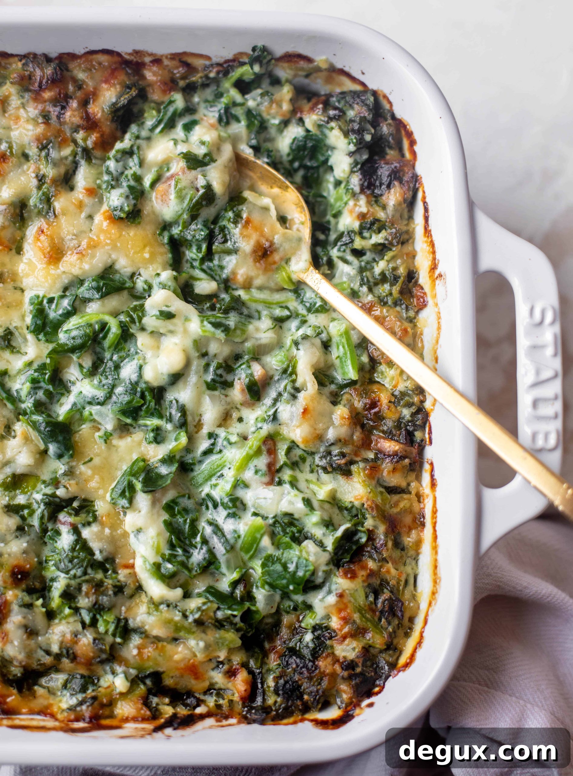 spinach gratin recipe