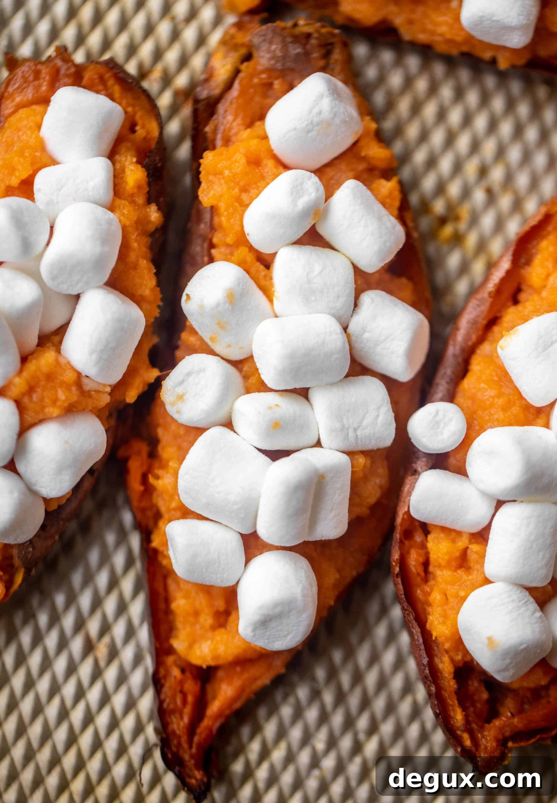 maple marshmallow twice baked sweet potatoes