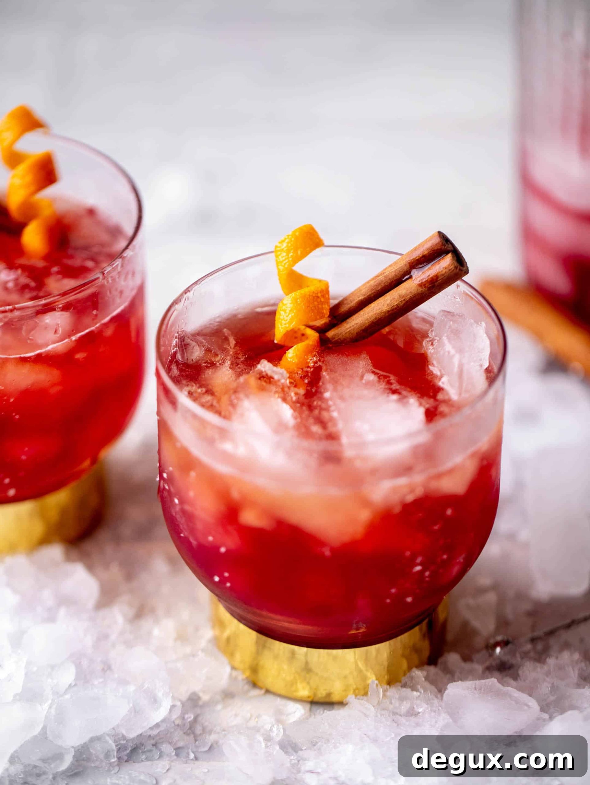 cranberry cinnamon whiskey sour