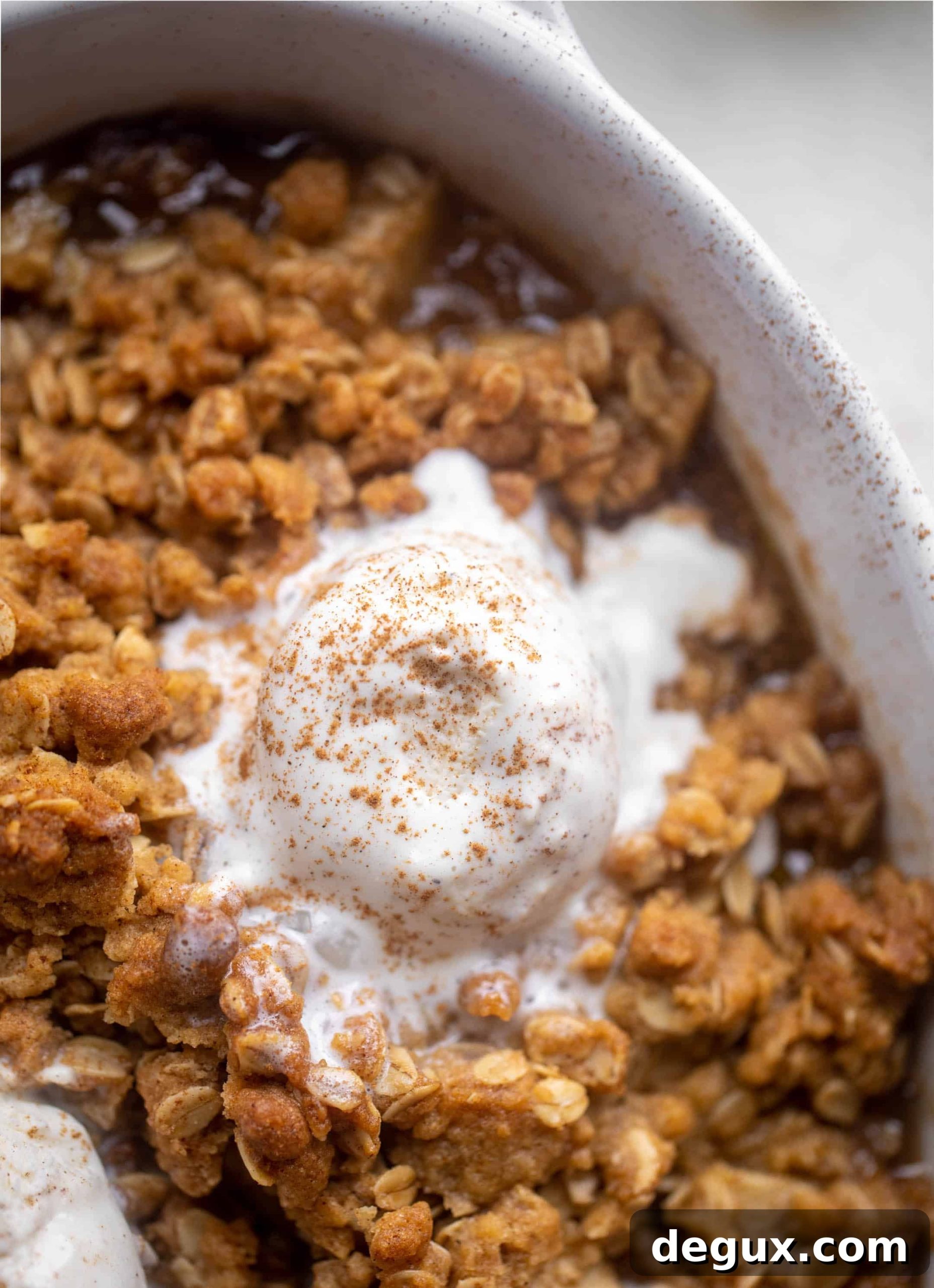 chai pear crisp