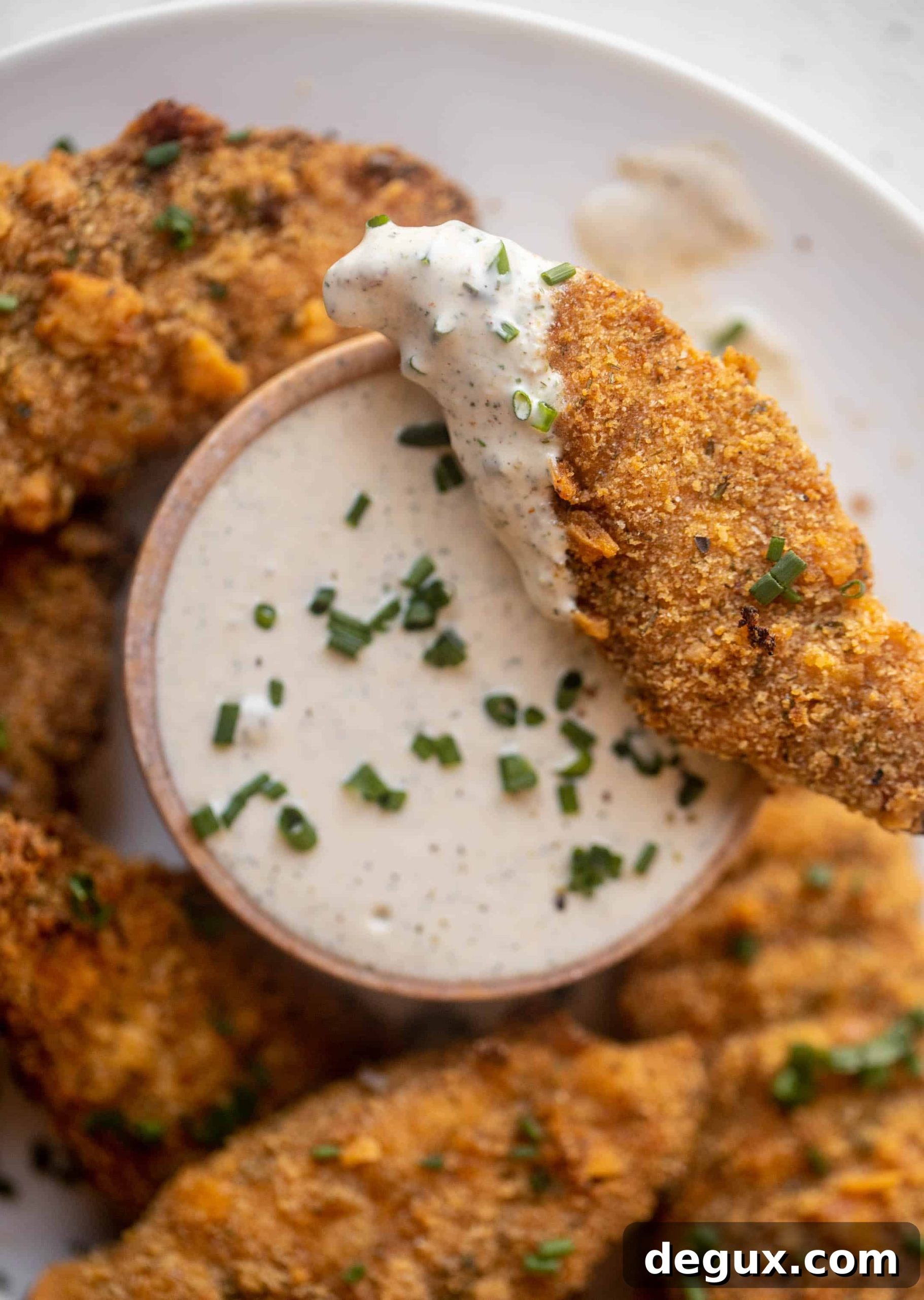 Ranch Lovers' Chicken Fingers Recipe 2 cheddar ranch chicken fingers