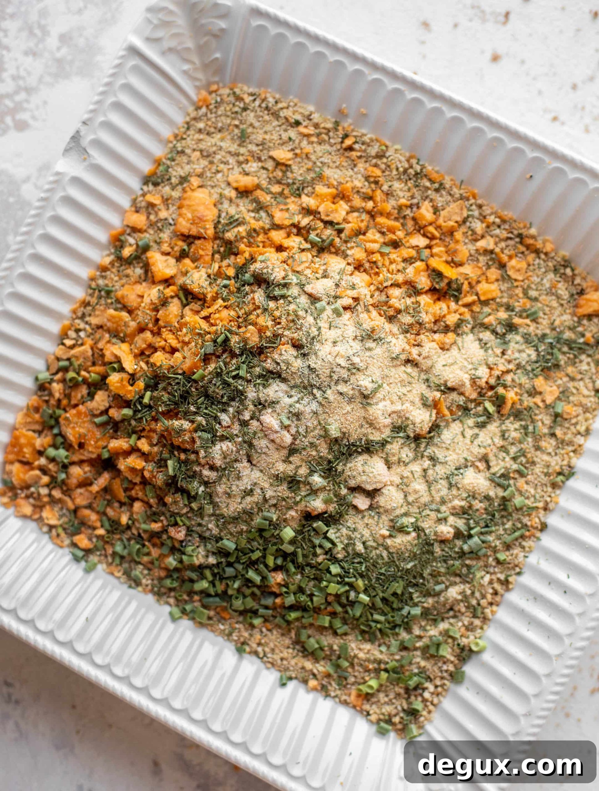 Ranch Lovers' Chicken Fingers Recipe 3 bread crumbs and cheez it