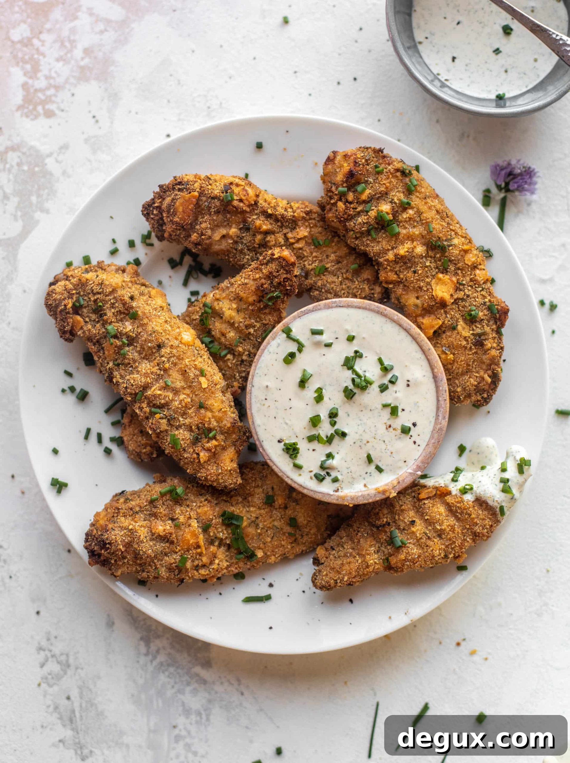 Ranch Lovers' Chicken Fingers Recipe 4 cheddar ranch chicken fingers