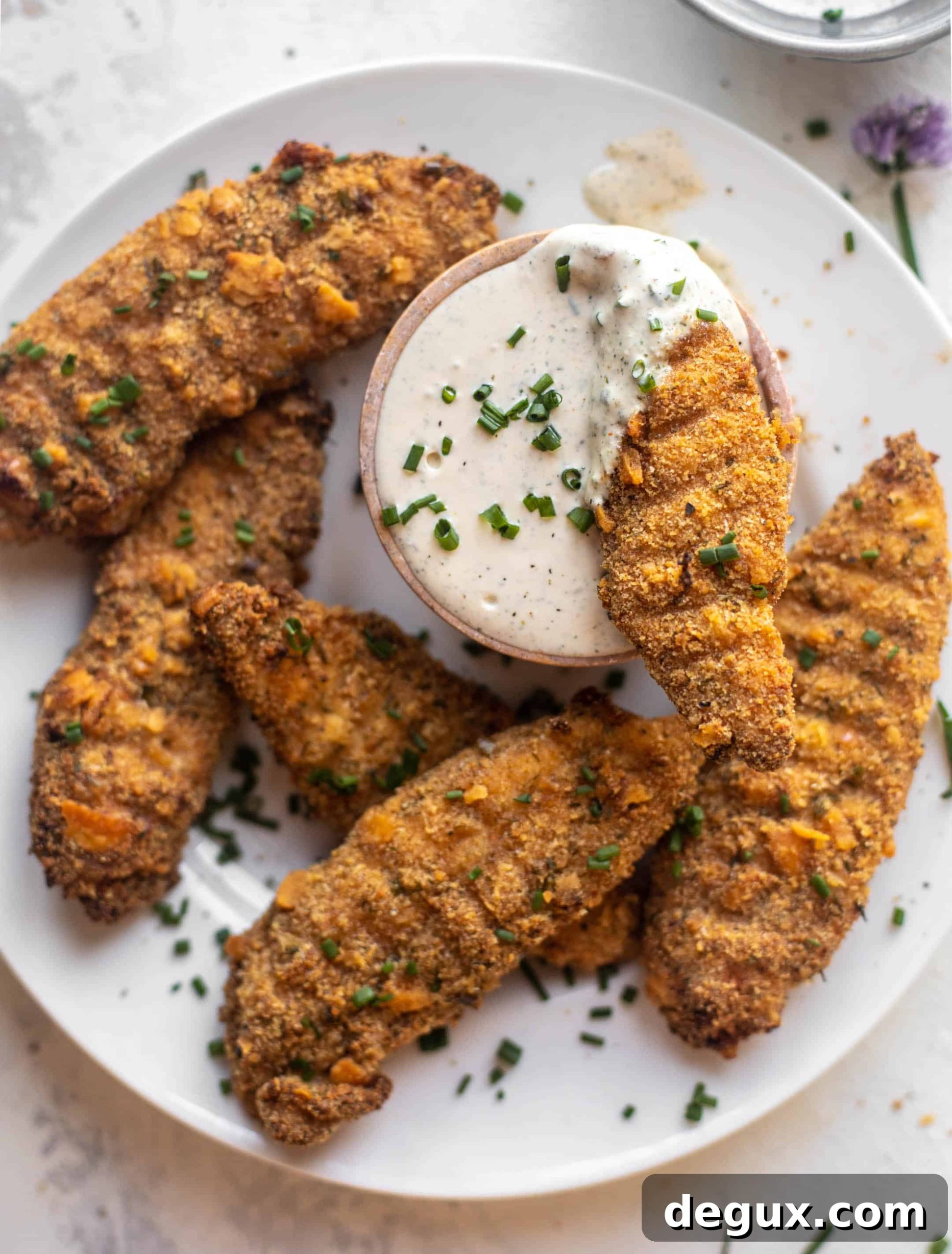 Ranch Lovers' Chicken Fingers Recipe 7 cheddar ranch chicken fingers