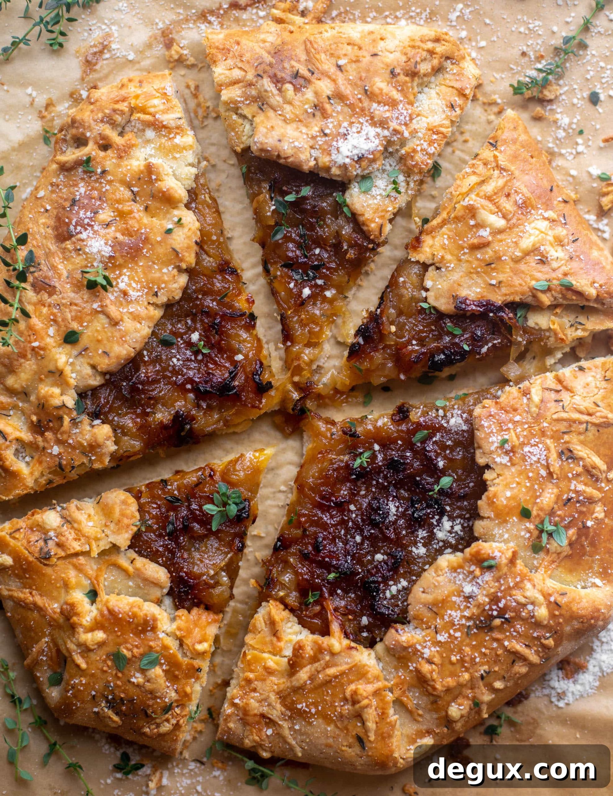 french onion galette