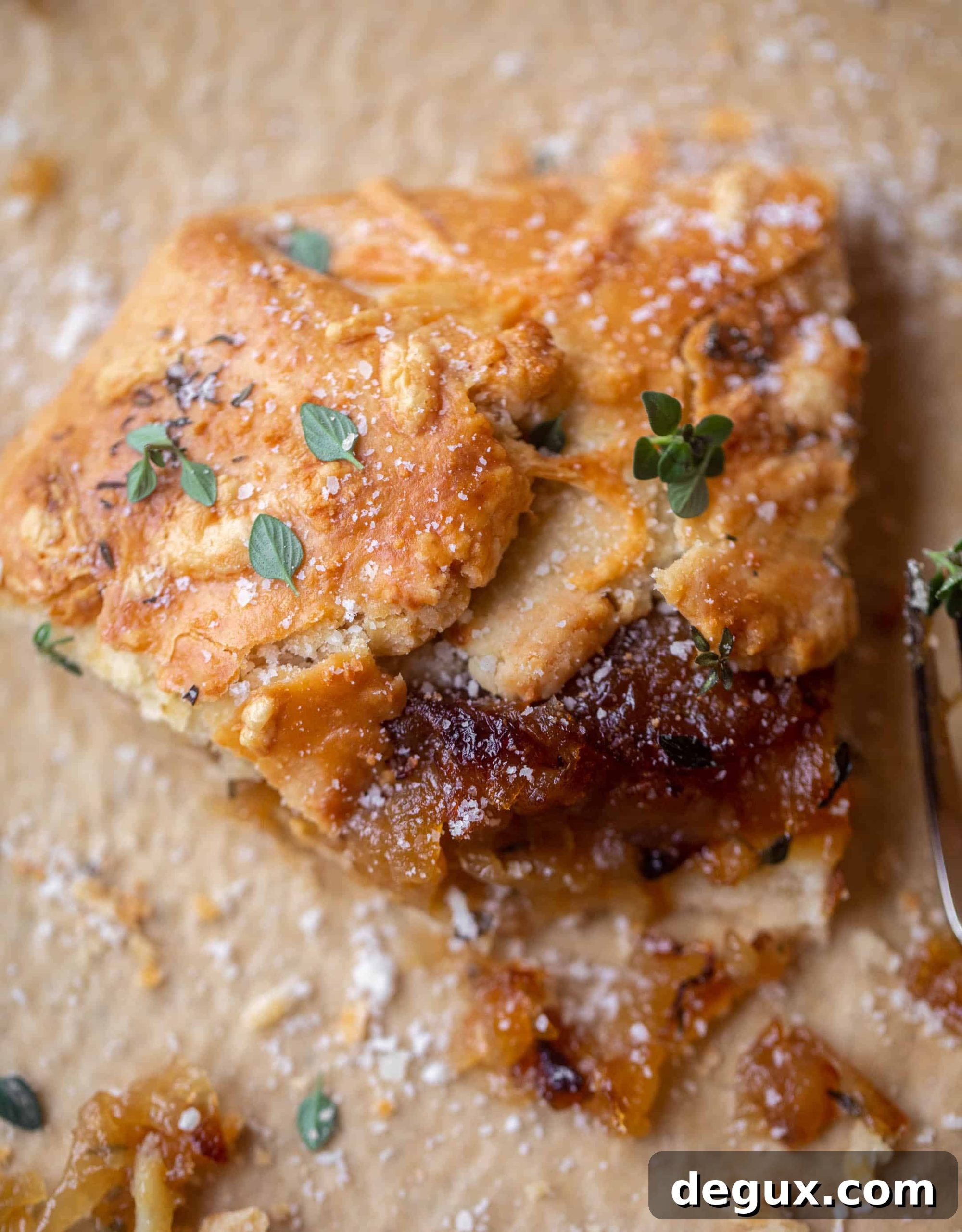 french onion galette