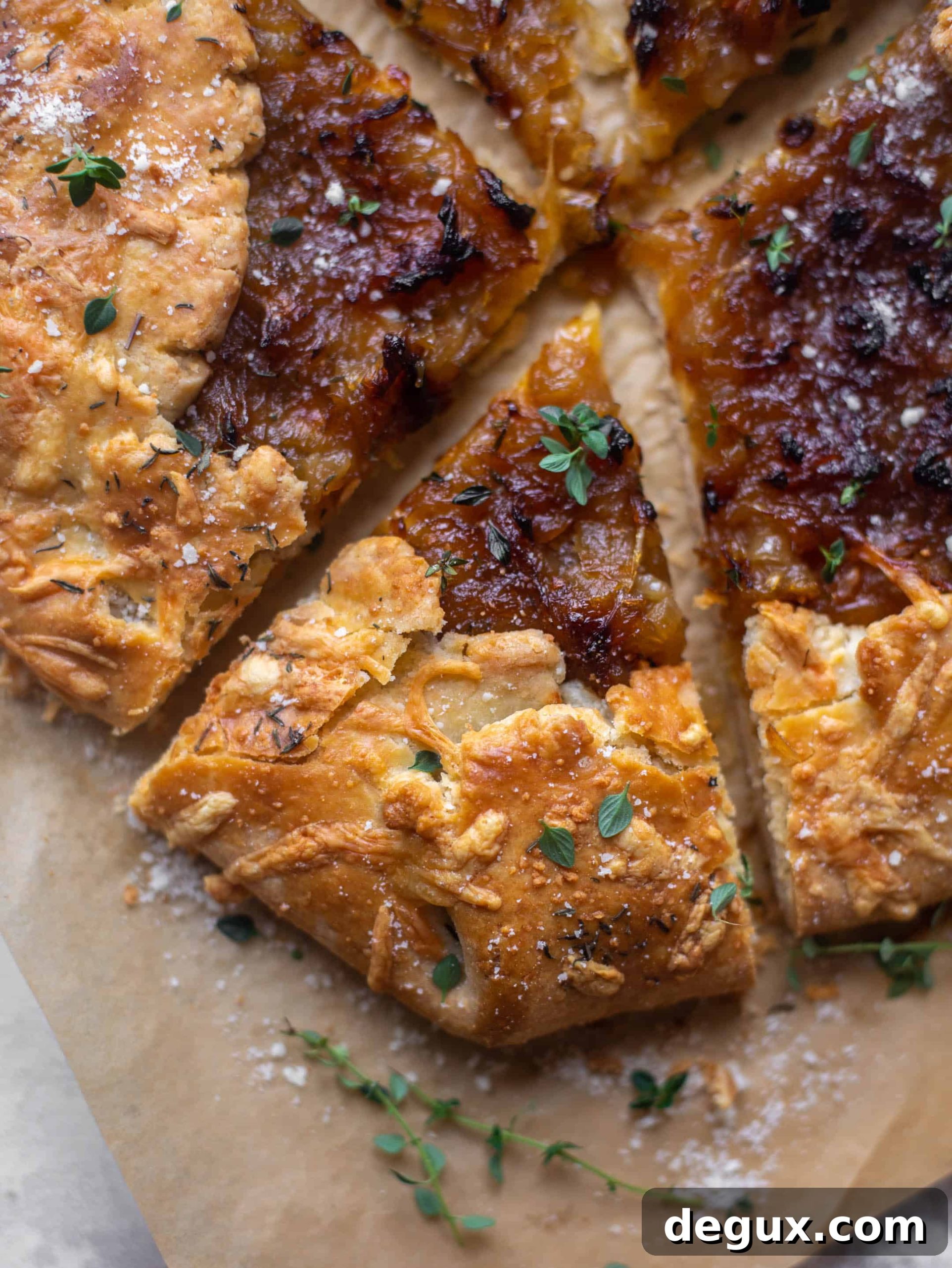 french onion galette