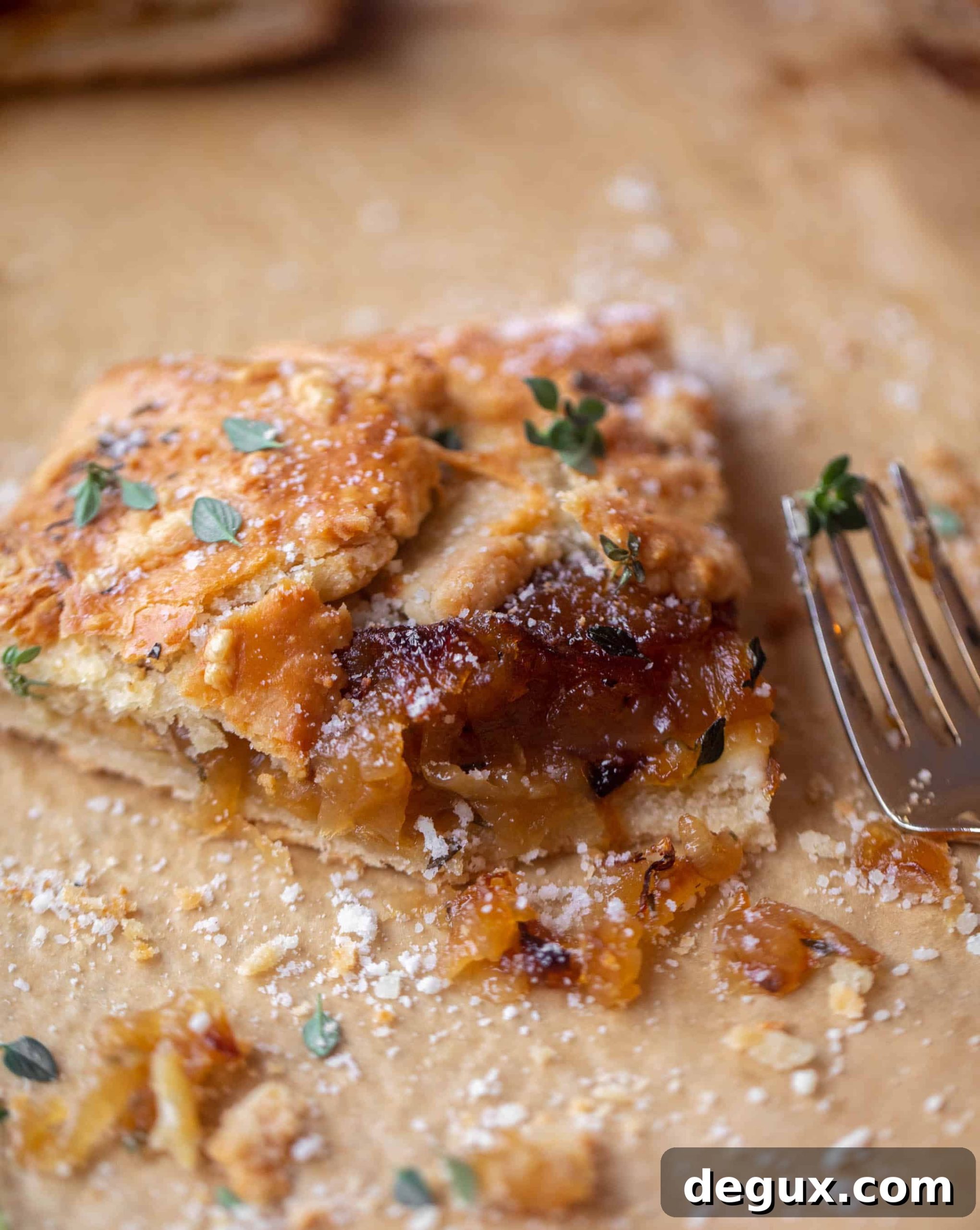 french onion galette