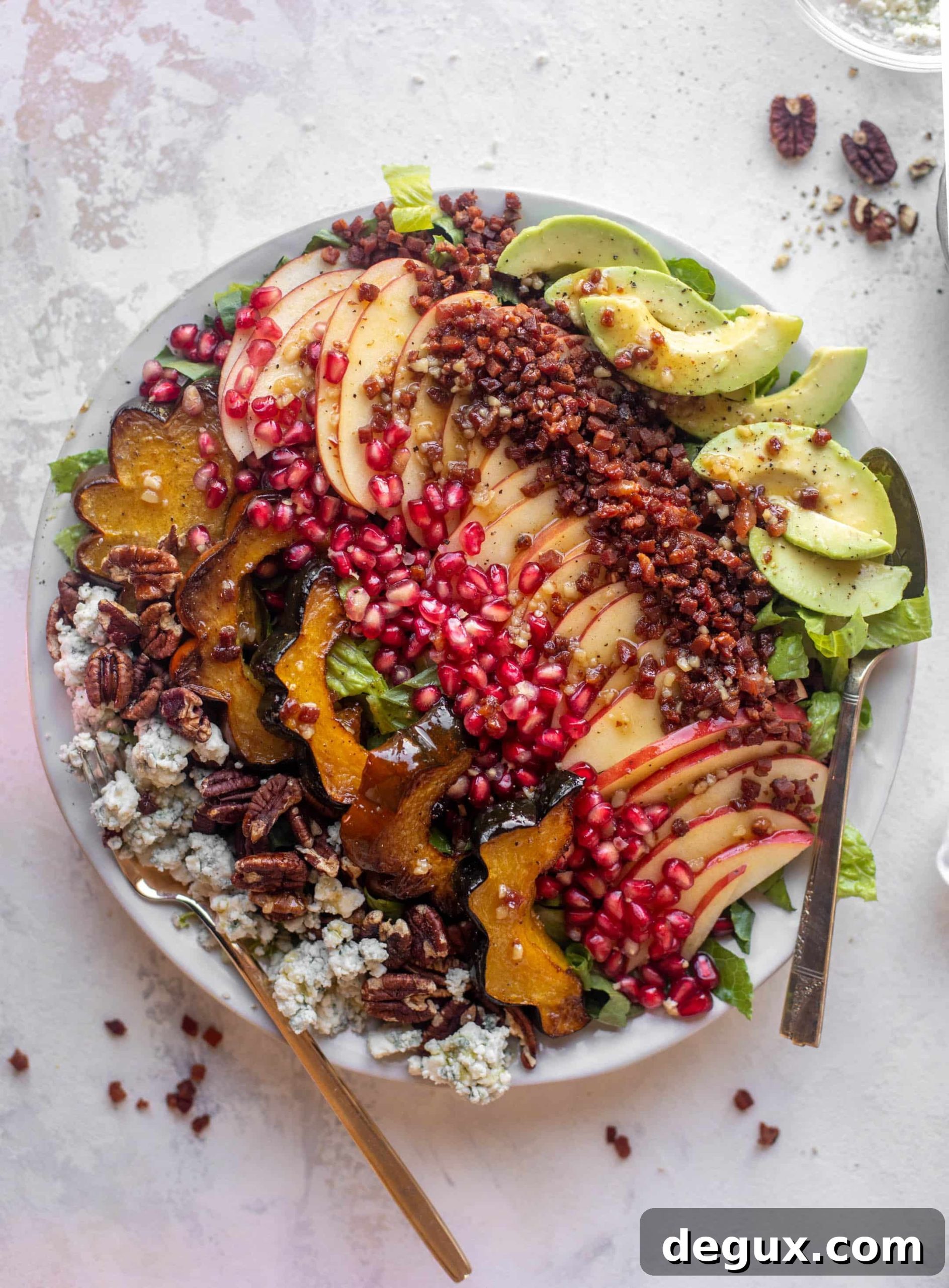 Thanksgiving Cobb Salad Recipe with Turkey, Cranberries & Pecans 2 thanksgiving cobb salad