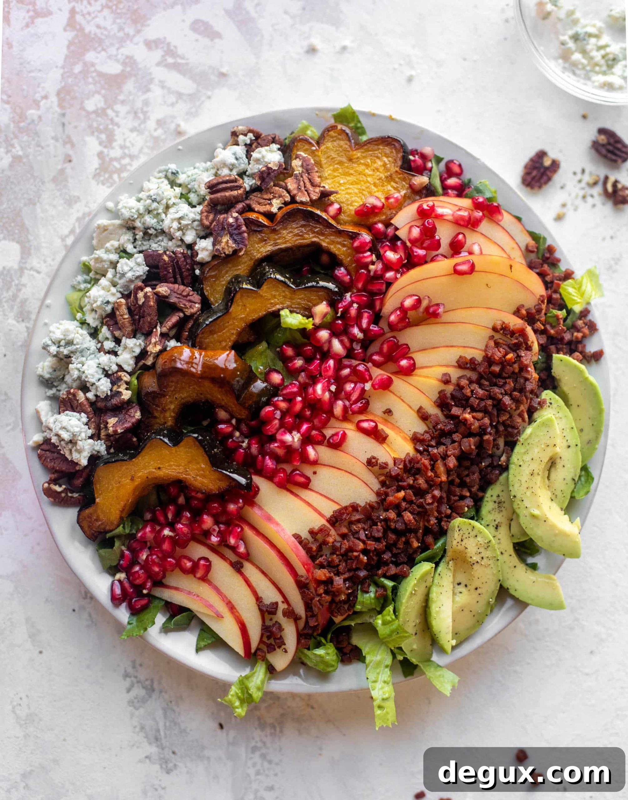 Thanksgiving Cobb Salad Recipe with Turkey, Cranberries & Pecans 5 thanksgiving cobb salad