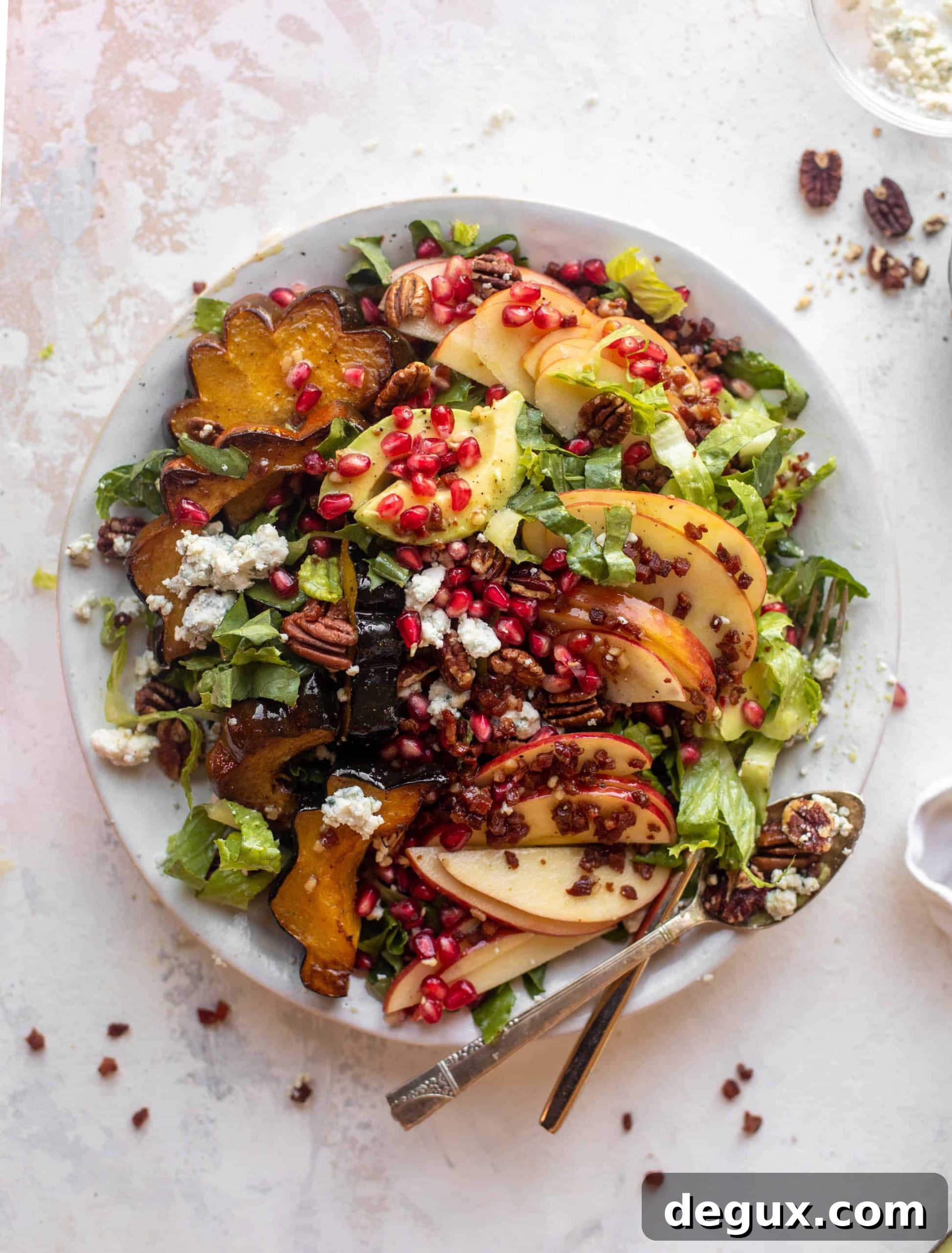 Thanksgiving Cobb Salad Recipe with Turkey, Cranberries & Pecans 8 thanksgiving cobb salad