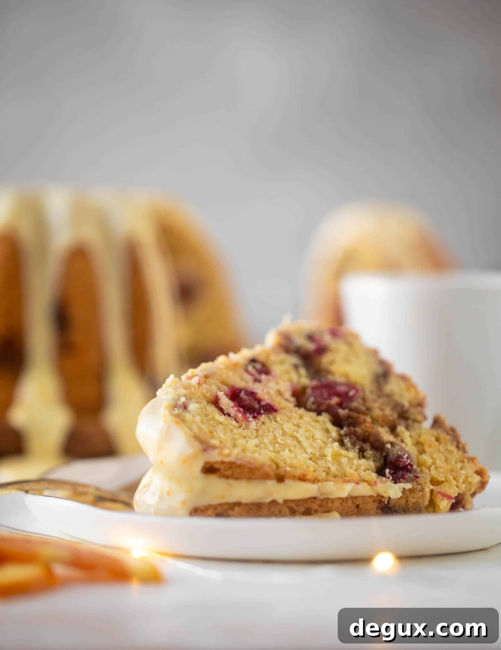 cranberry orange coffee cake