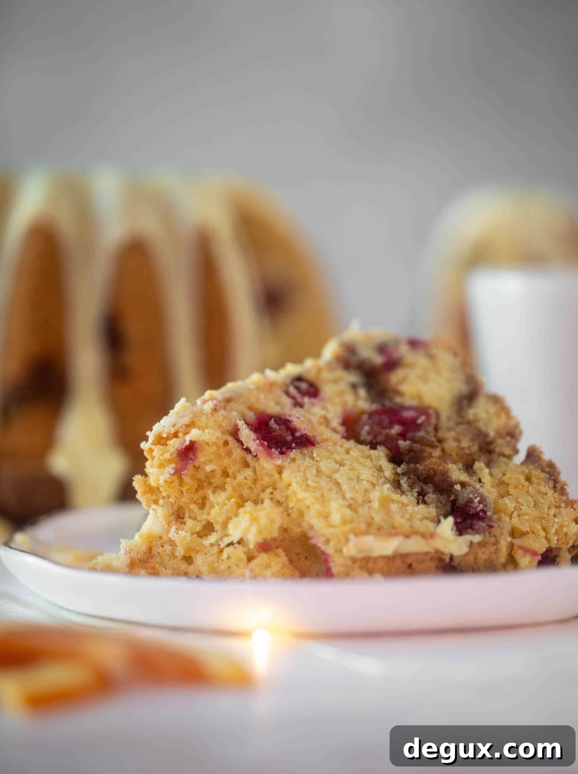 cranberry orange coffee cake