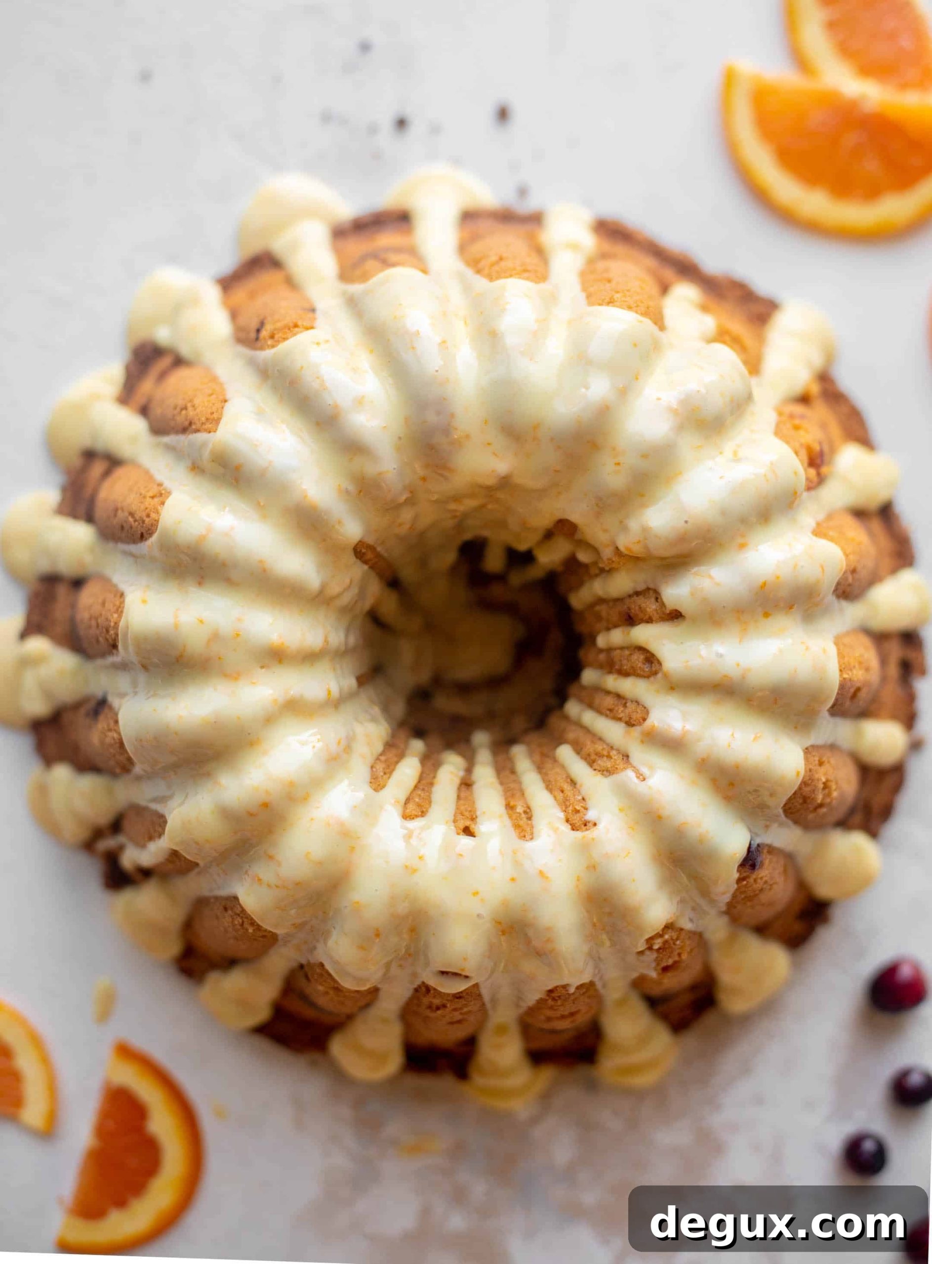 cranberry orange coffee cake