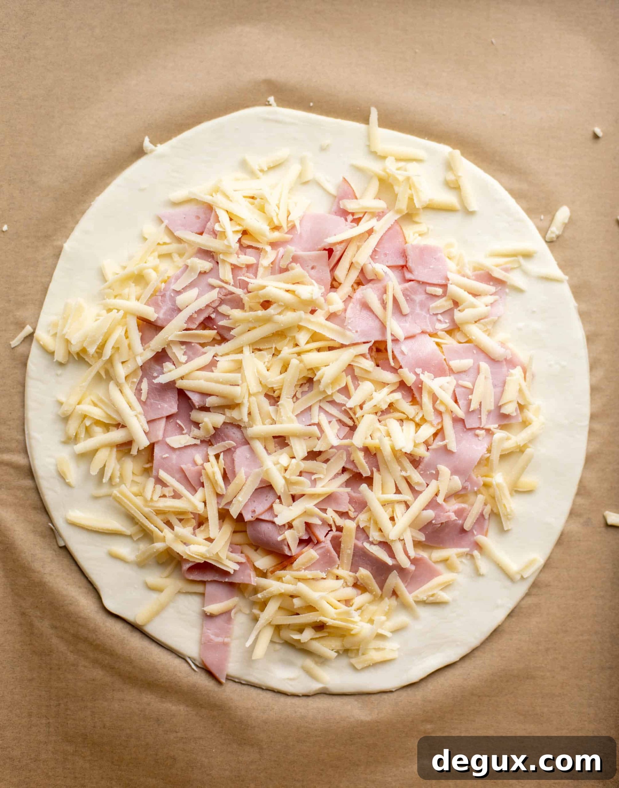 Ham & Swiss Puff Pastry Twists Recipe for Party Appetizers 3 ham and swiss puff pastry twists