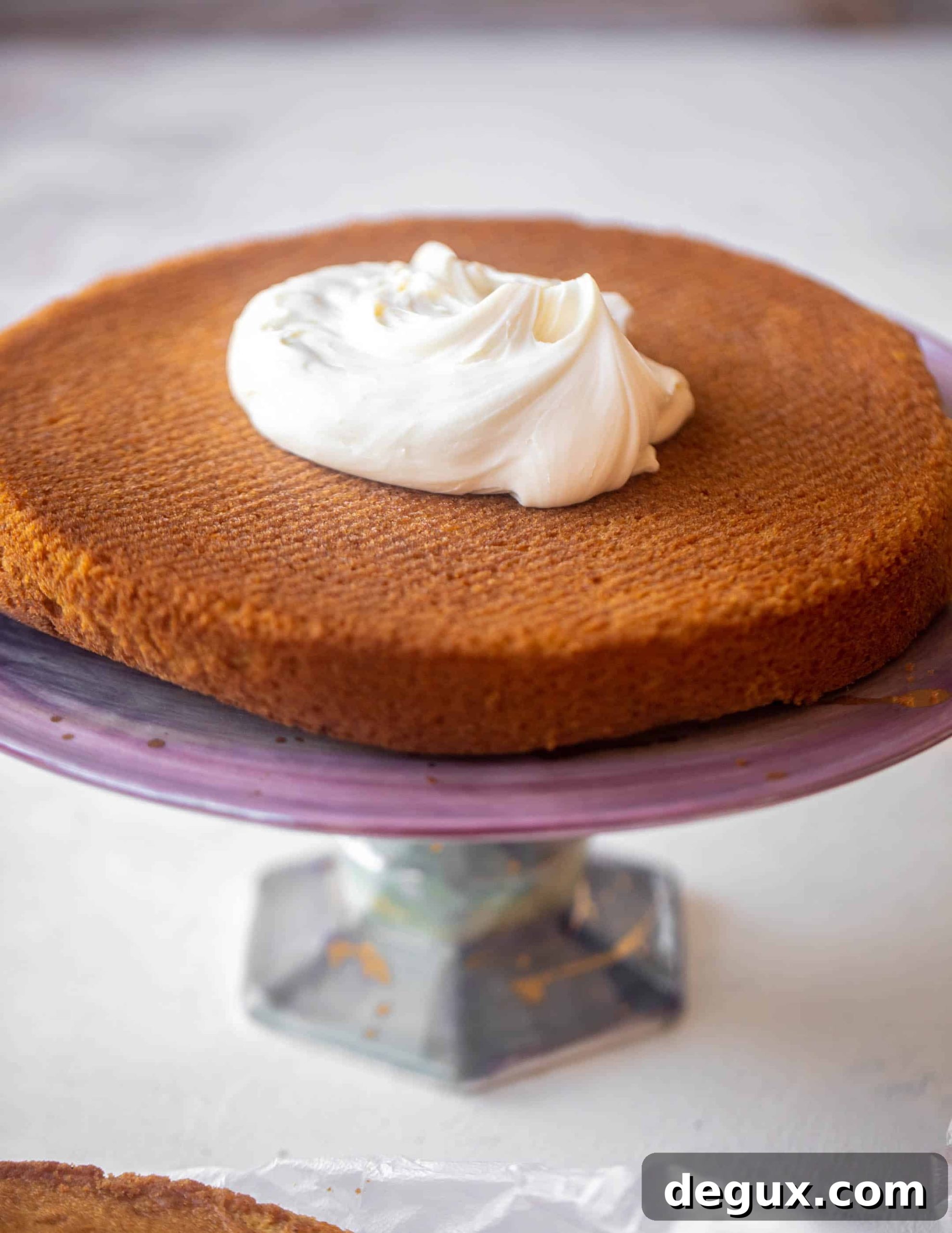 layer cake and cream cheese frosting