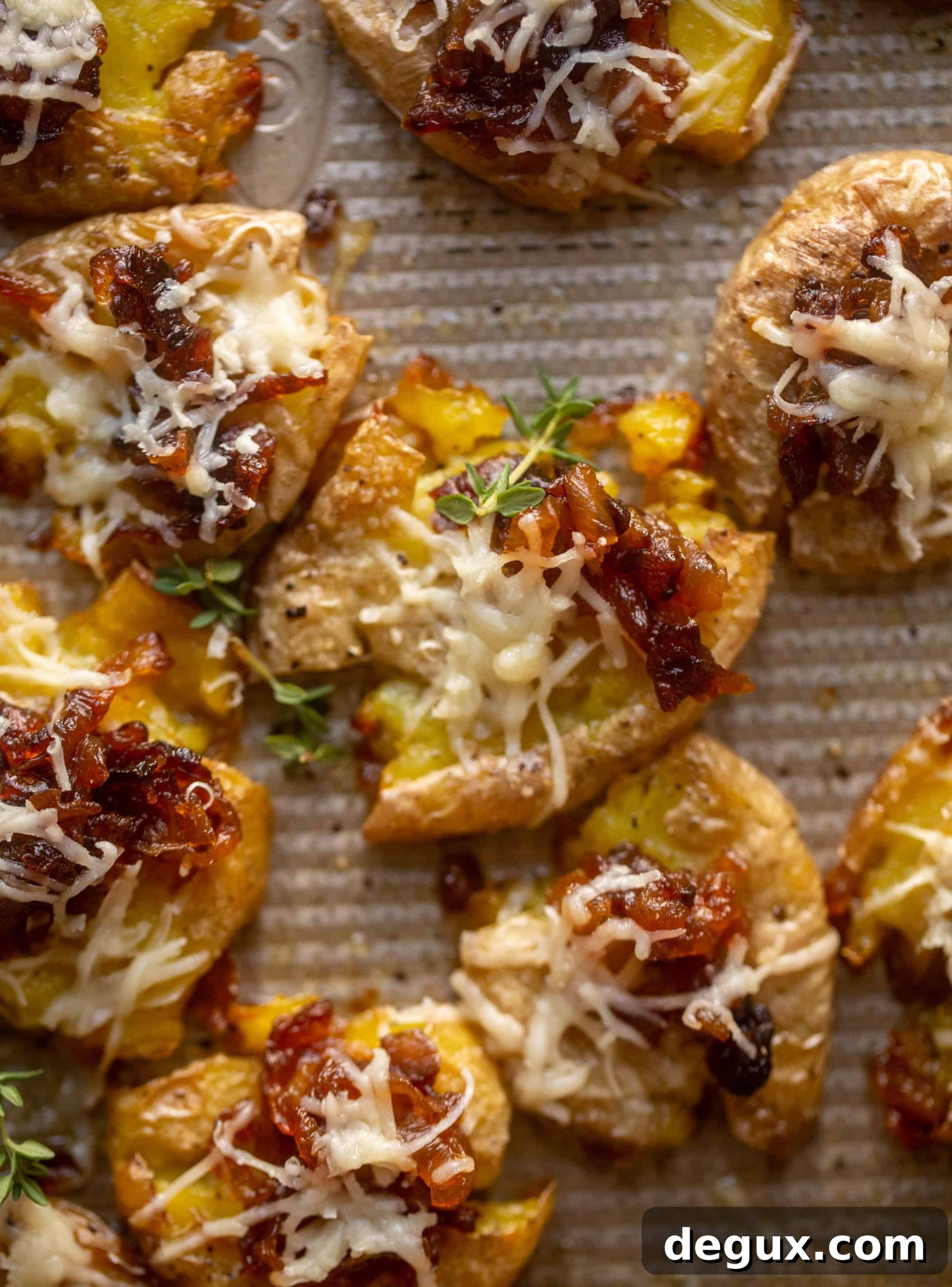 Crispy French Onion Smashed Potatoes Recipe 6 crispy french onion smashed potatoes