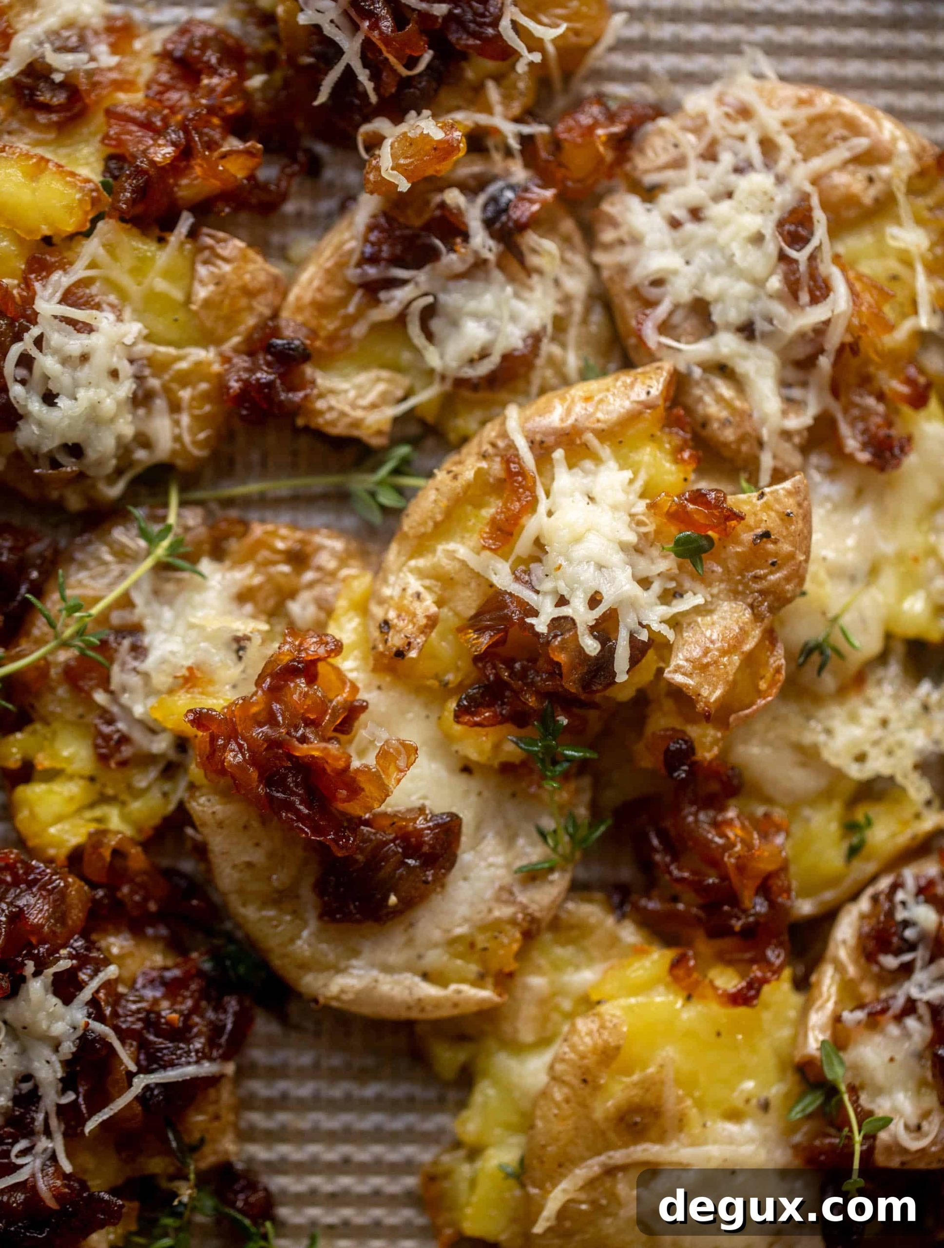 Crispy French Onion Smashed Potatoes Recipe 9 crispy french onion smashed potatoes