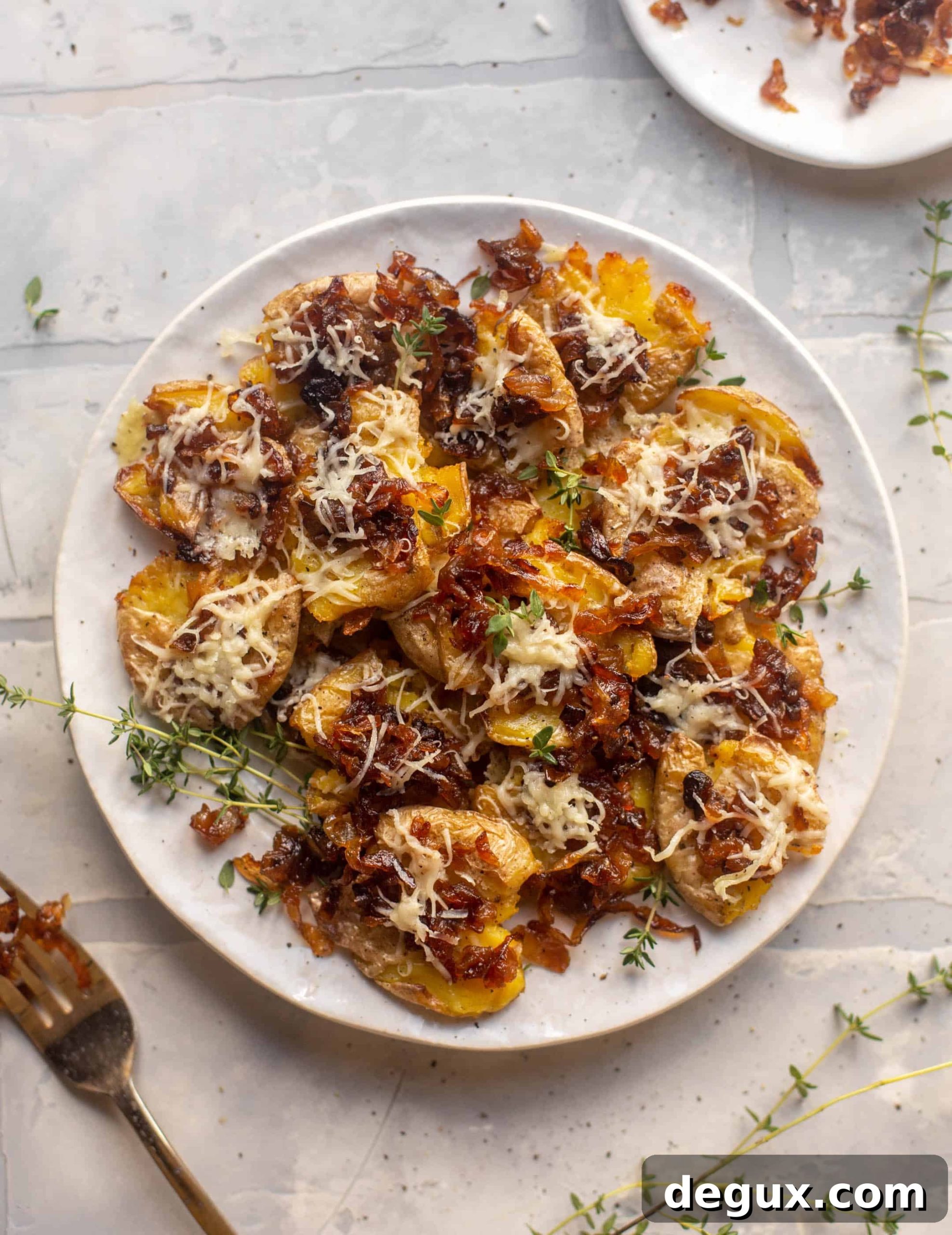 Crispy French Onion Smashed Potatoes Recipe 10 crispy french onion smashed potatoes