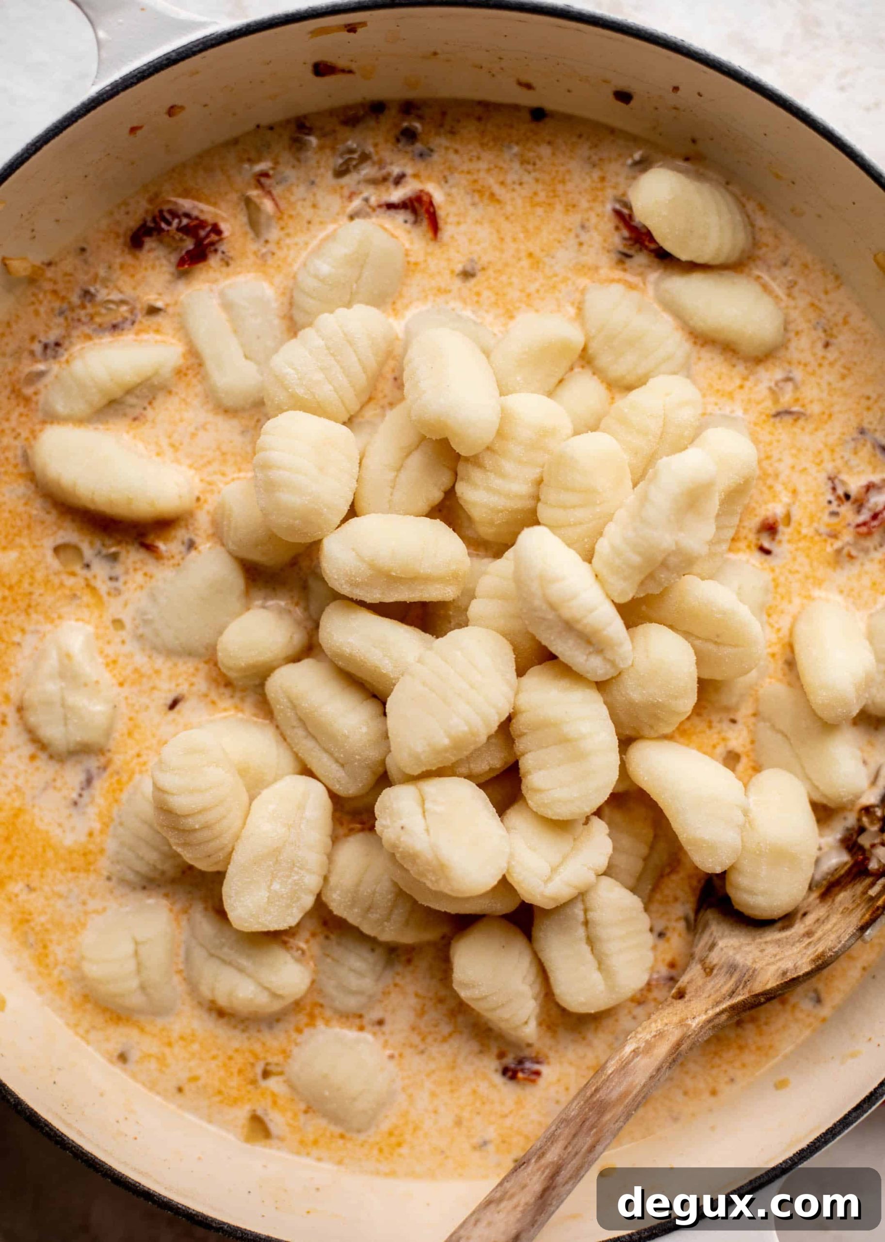 creamy pancetta gnocchi