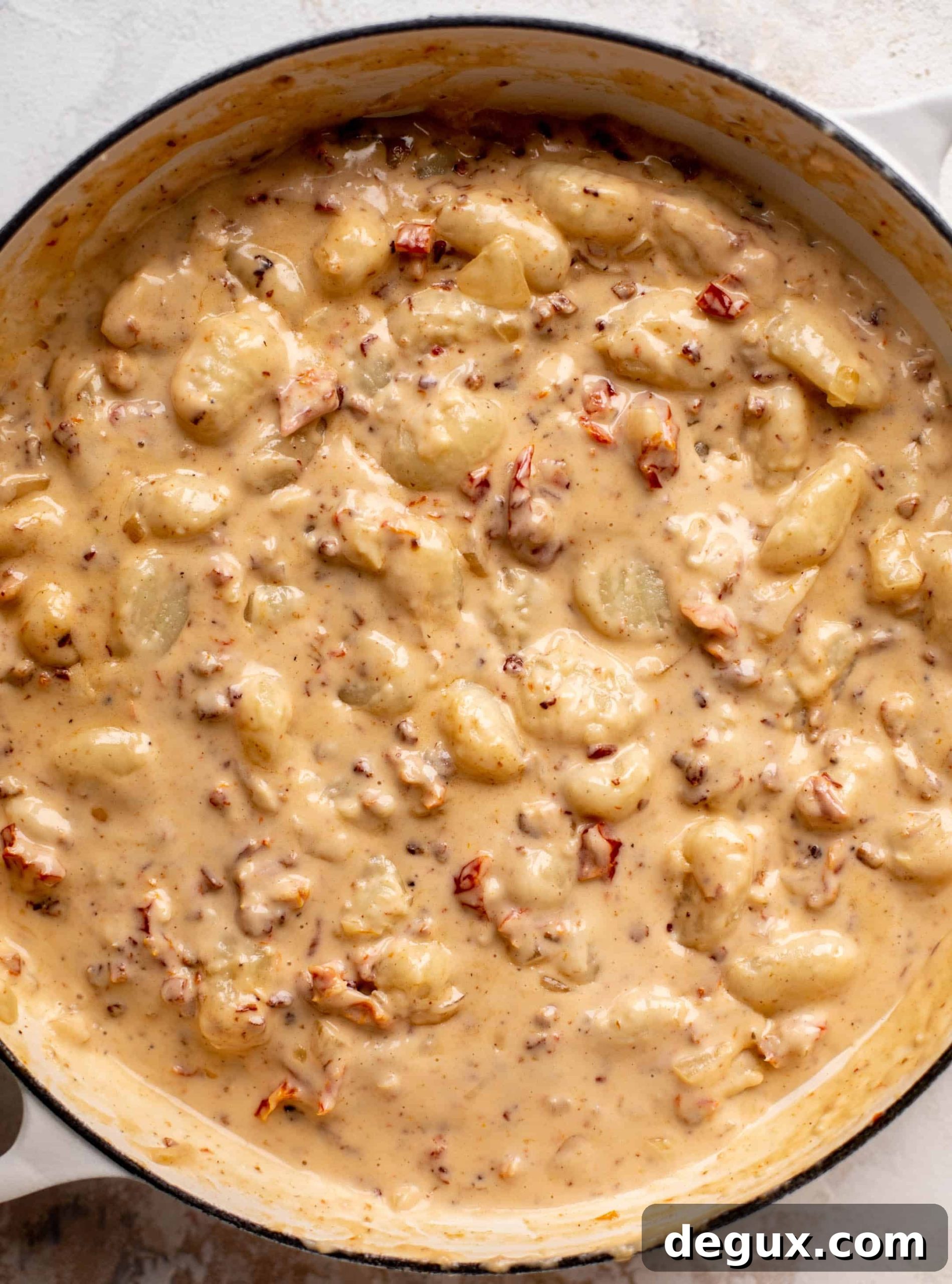 creamy pancetta gnocchi