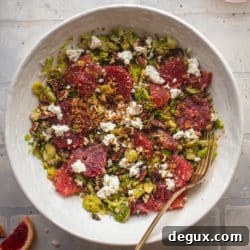 Crispy Brussels Sprout & Blood Orange Salad with Toasted Almonds 11 img 85093 10