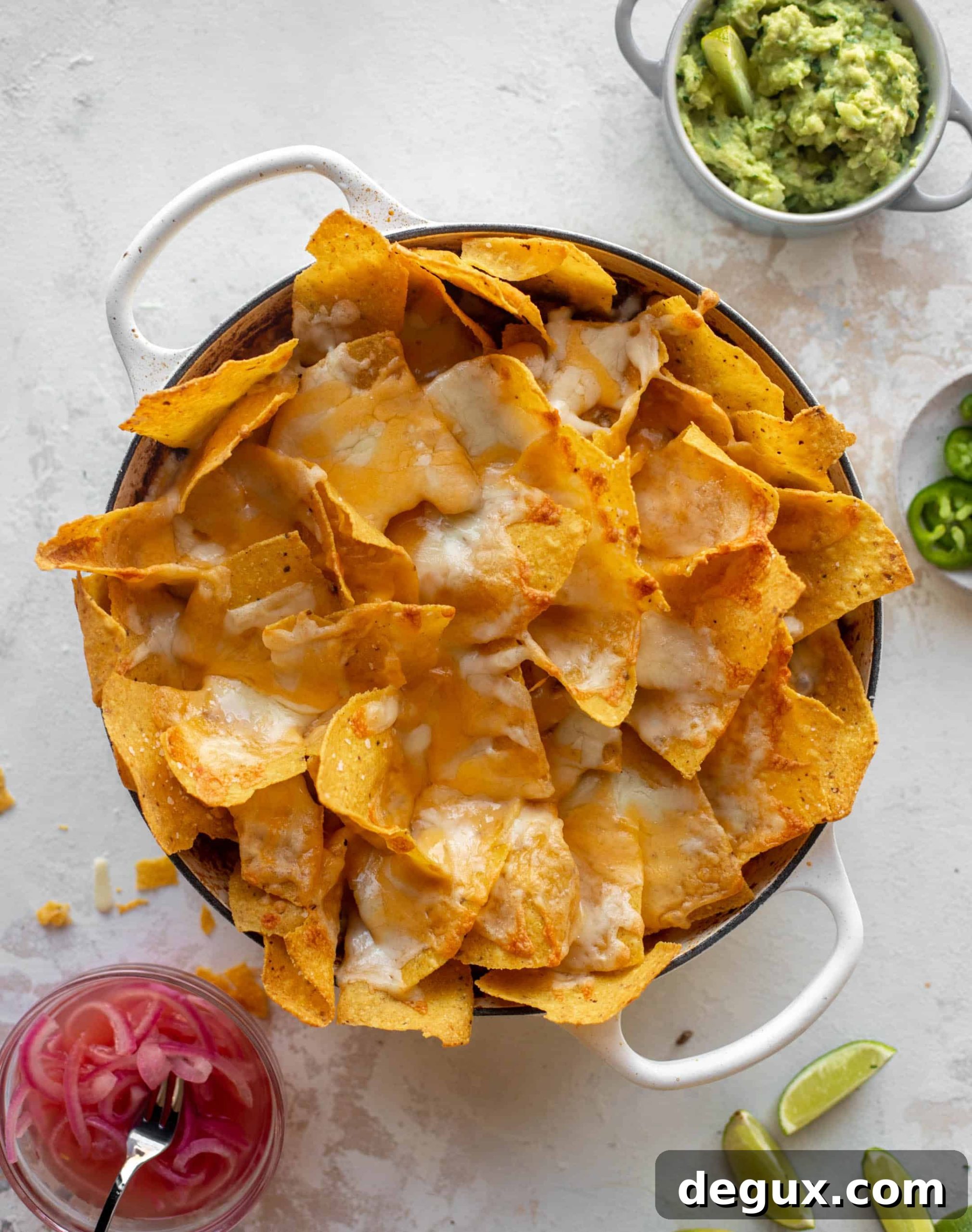 one pot cheesy nachos