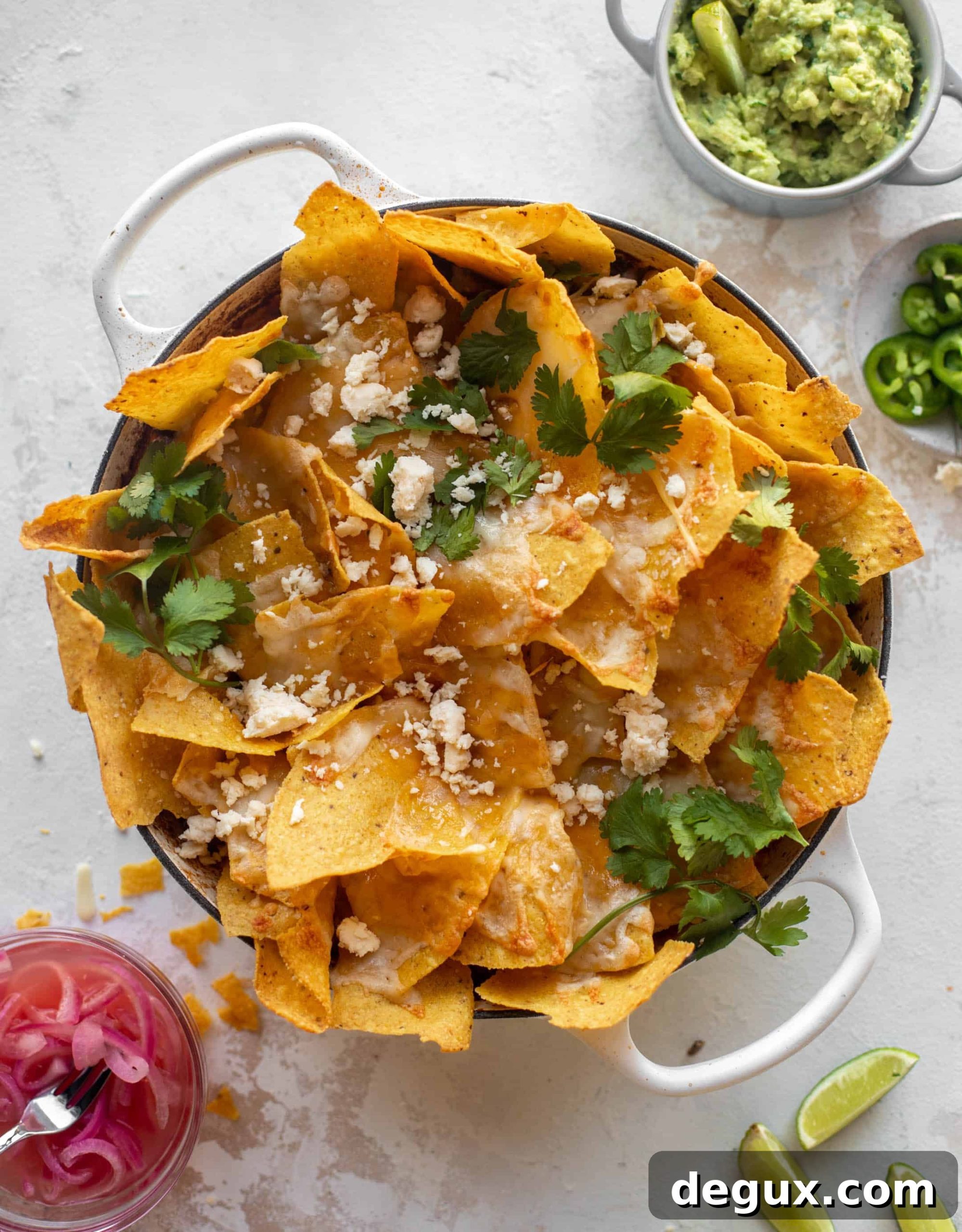 one pot cheesy nachos