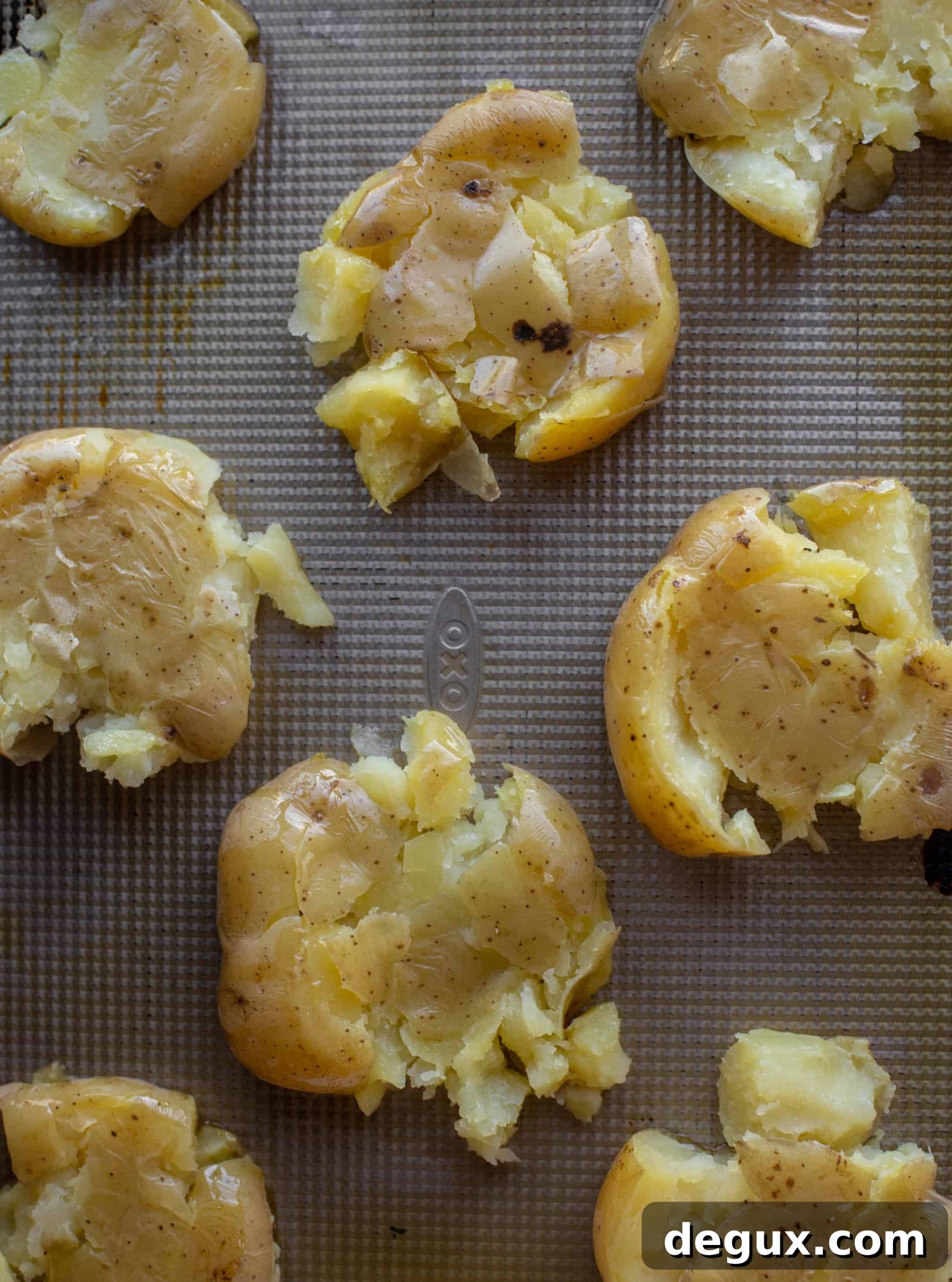 Taco-Seasoned Smashed Potatoes Recipe for Flavor-Packed Sides 4 smashed golden potatoes