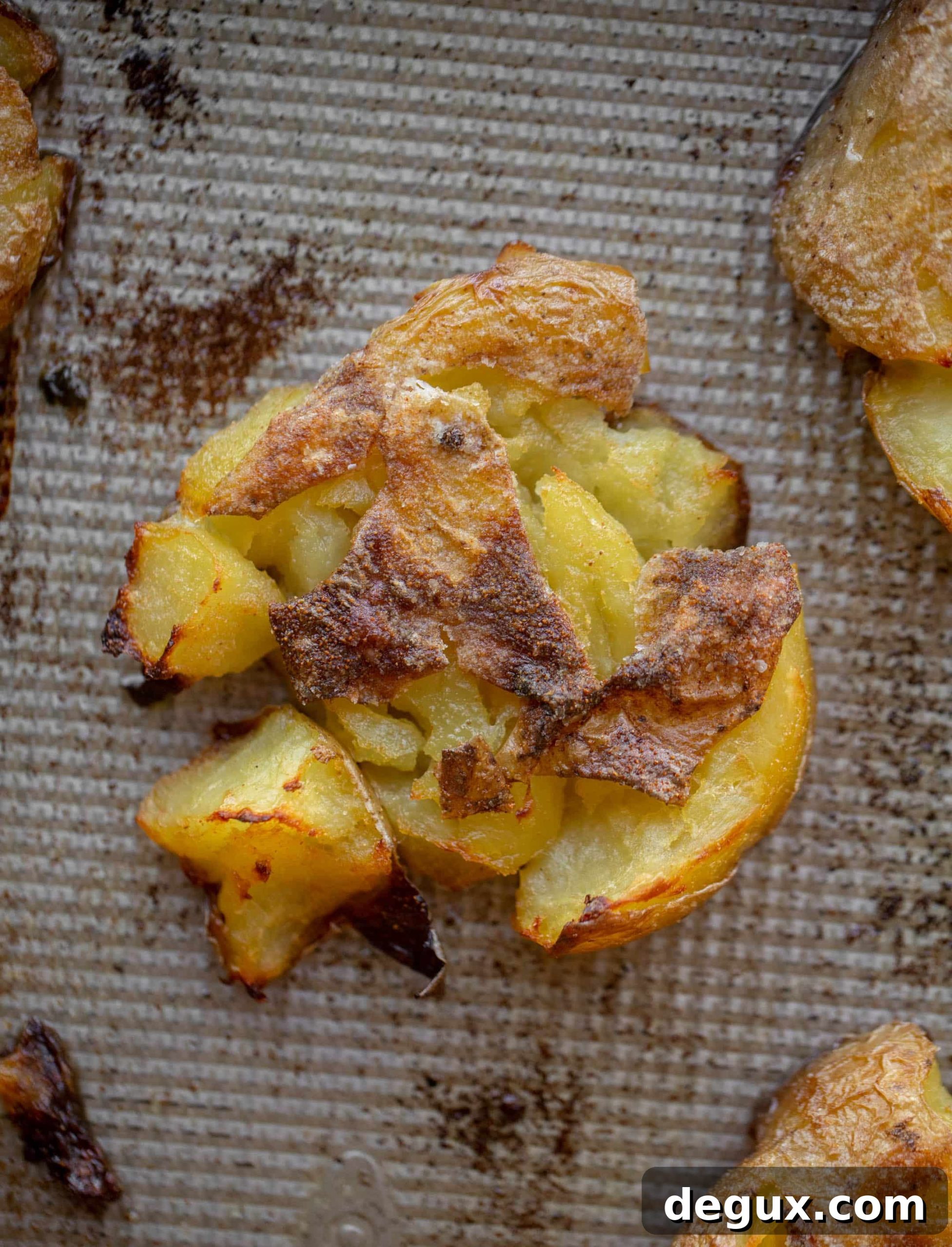 Taco-Seasoned Smashed Potatoes Recipe for Flavor-Packed Sides 5 crispy golden crunchy potatoes