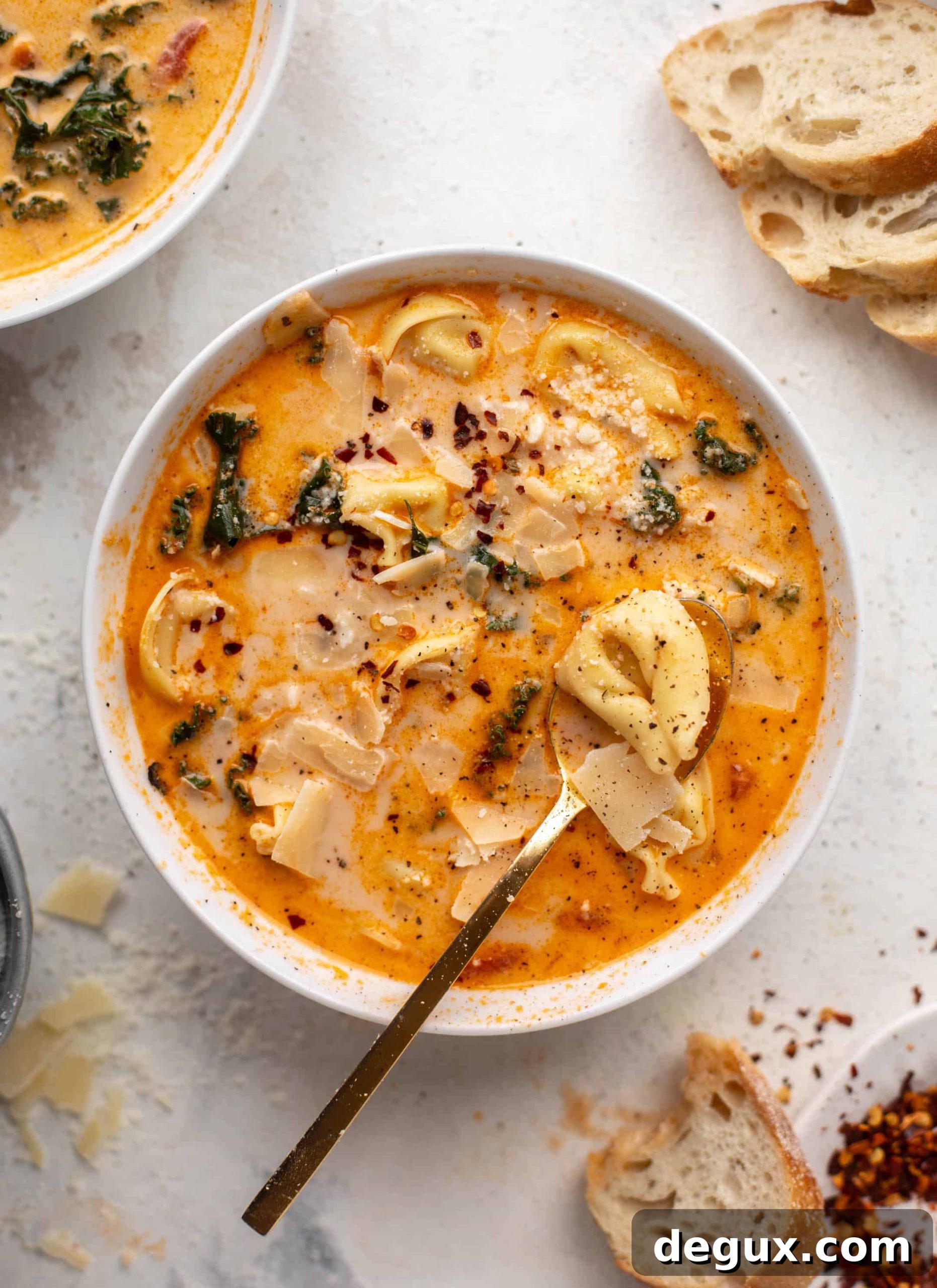 fire roasted chicken tortellini soup