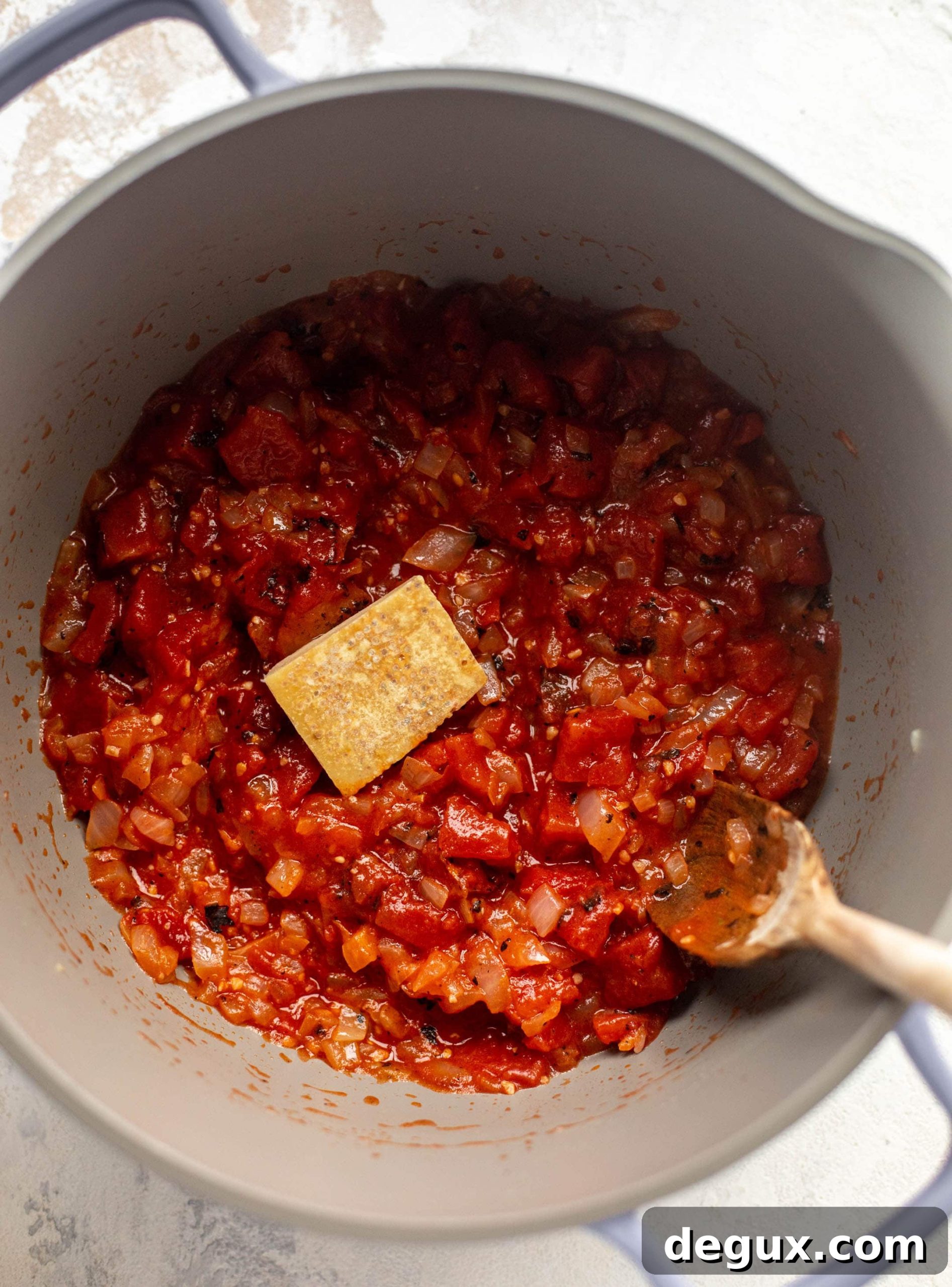 pot of fire roasted diced tomatoes