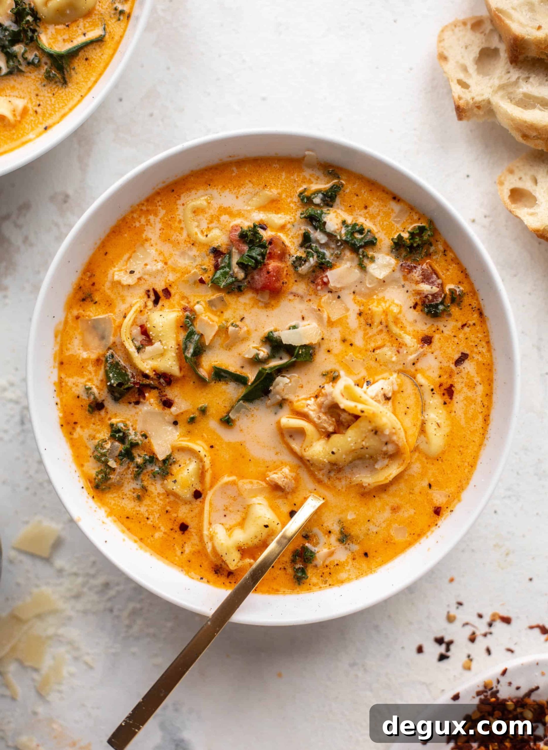 fire roasted chicken tortellini soup