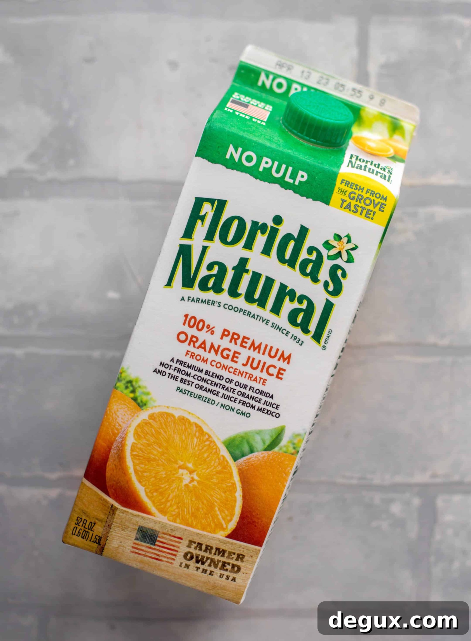 Citrus-Dressed Winter Broccoli Crunch Salad for Bright Flavors 4 florida's natural no pulp orange juice