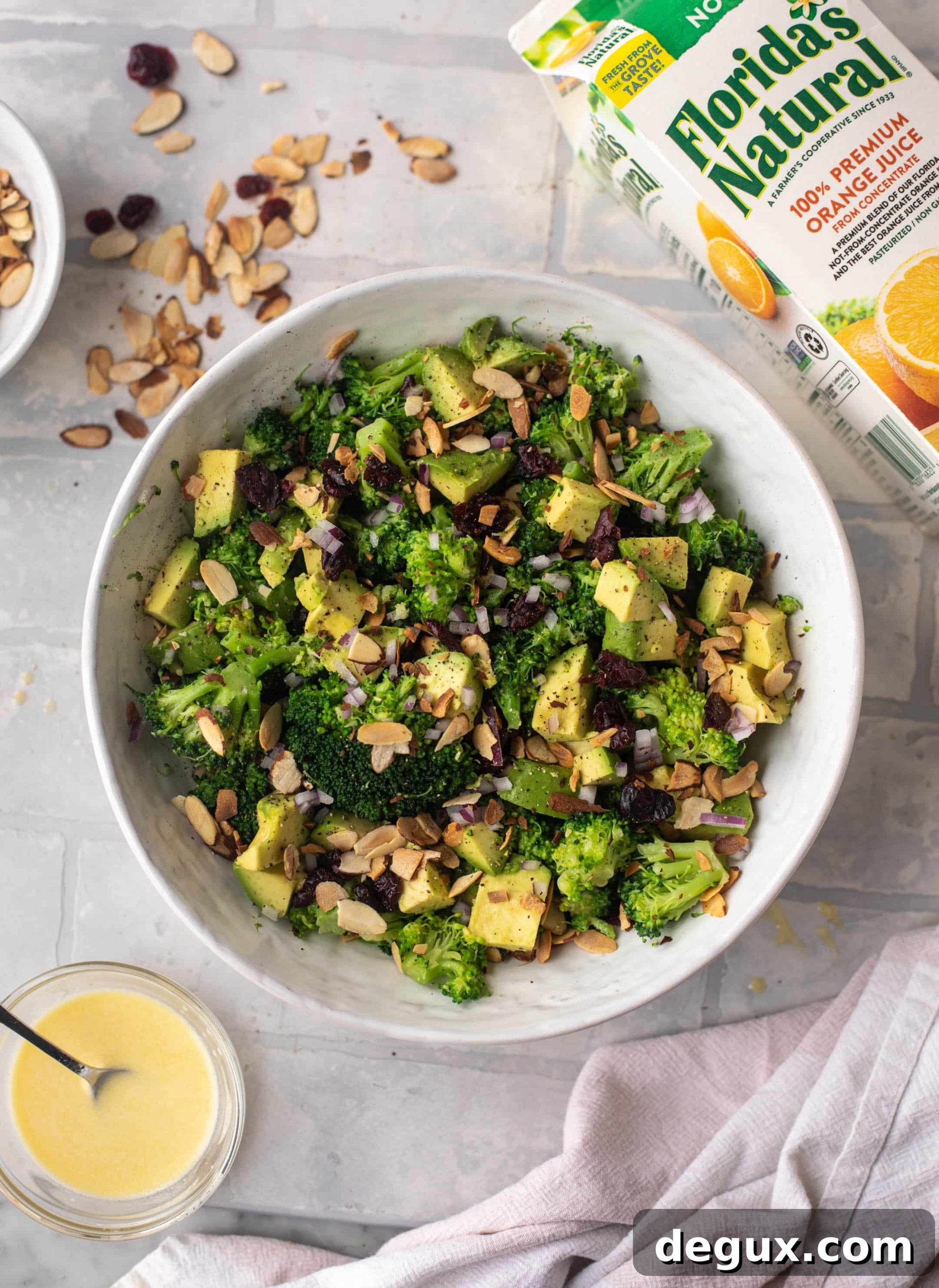 Citrus-Dressed Winter Broccoli Crunch Salad for Bright Flavors 6 winter broccoli crunch salad