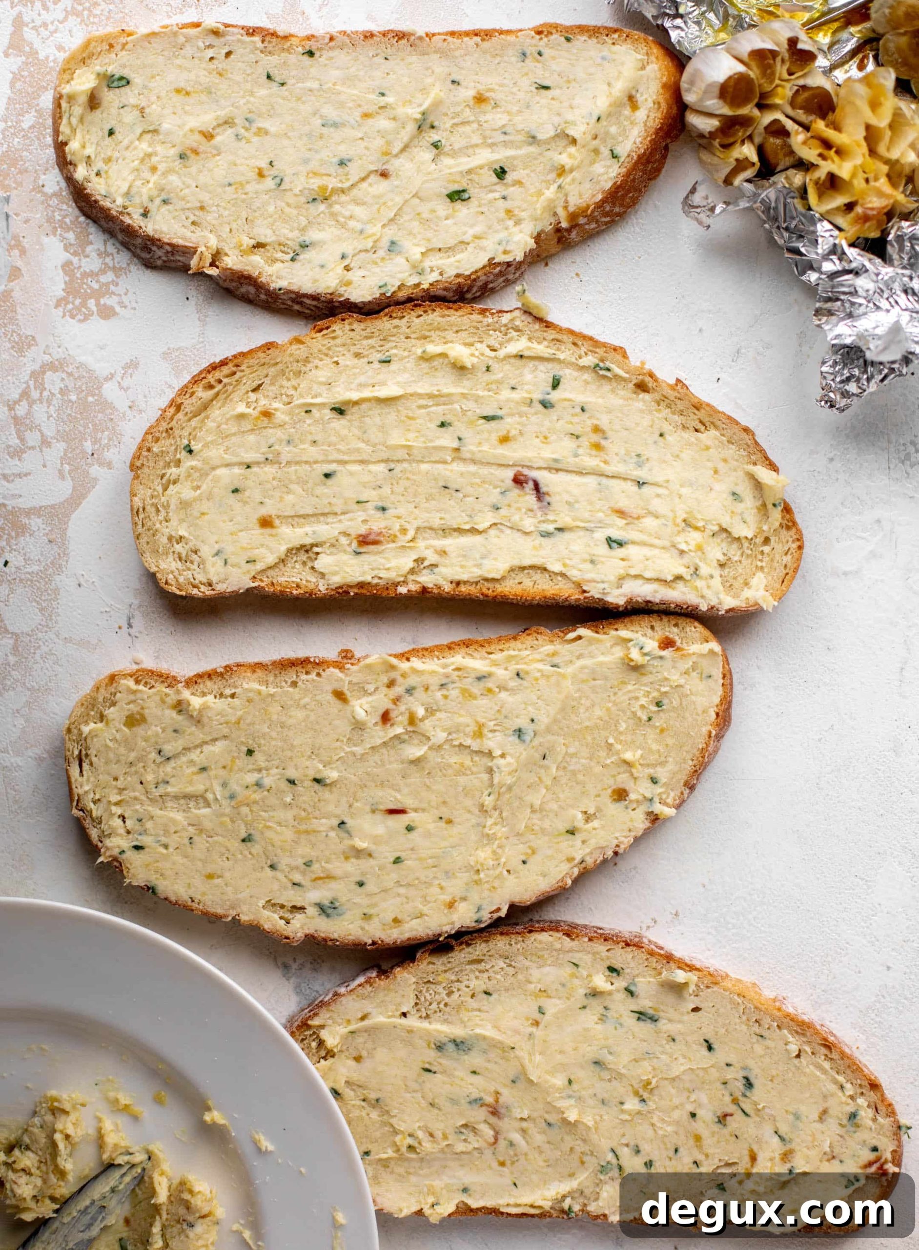 garlic bread grilled cheese