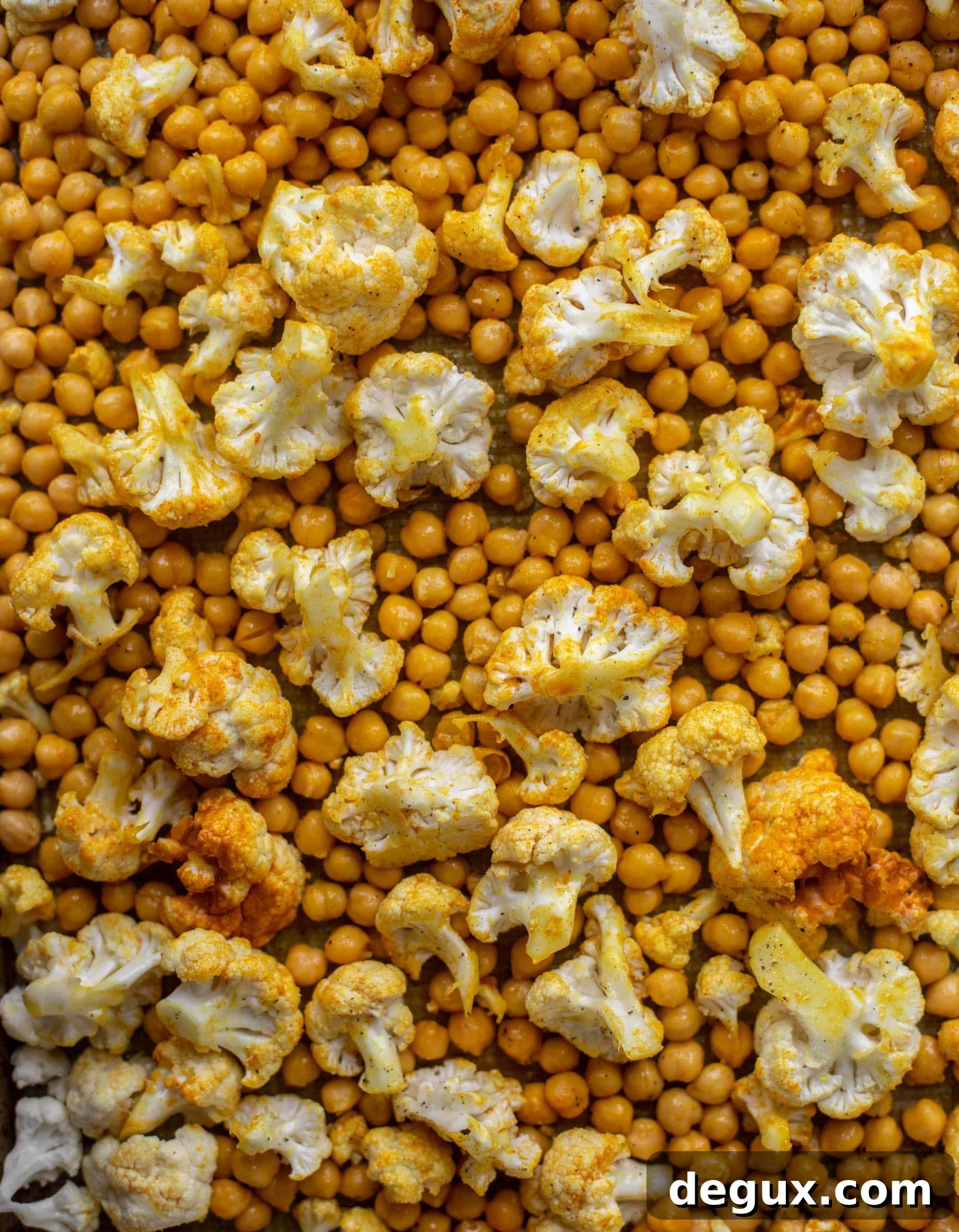 Golden Ginger Cauliflower & Chickpea Bowls for Flavorful Meals 3 cauliflower and chickpeas
