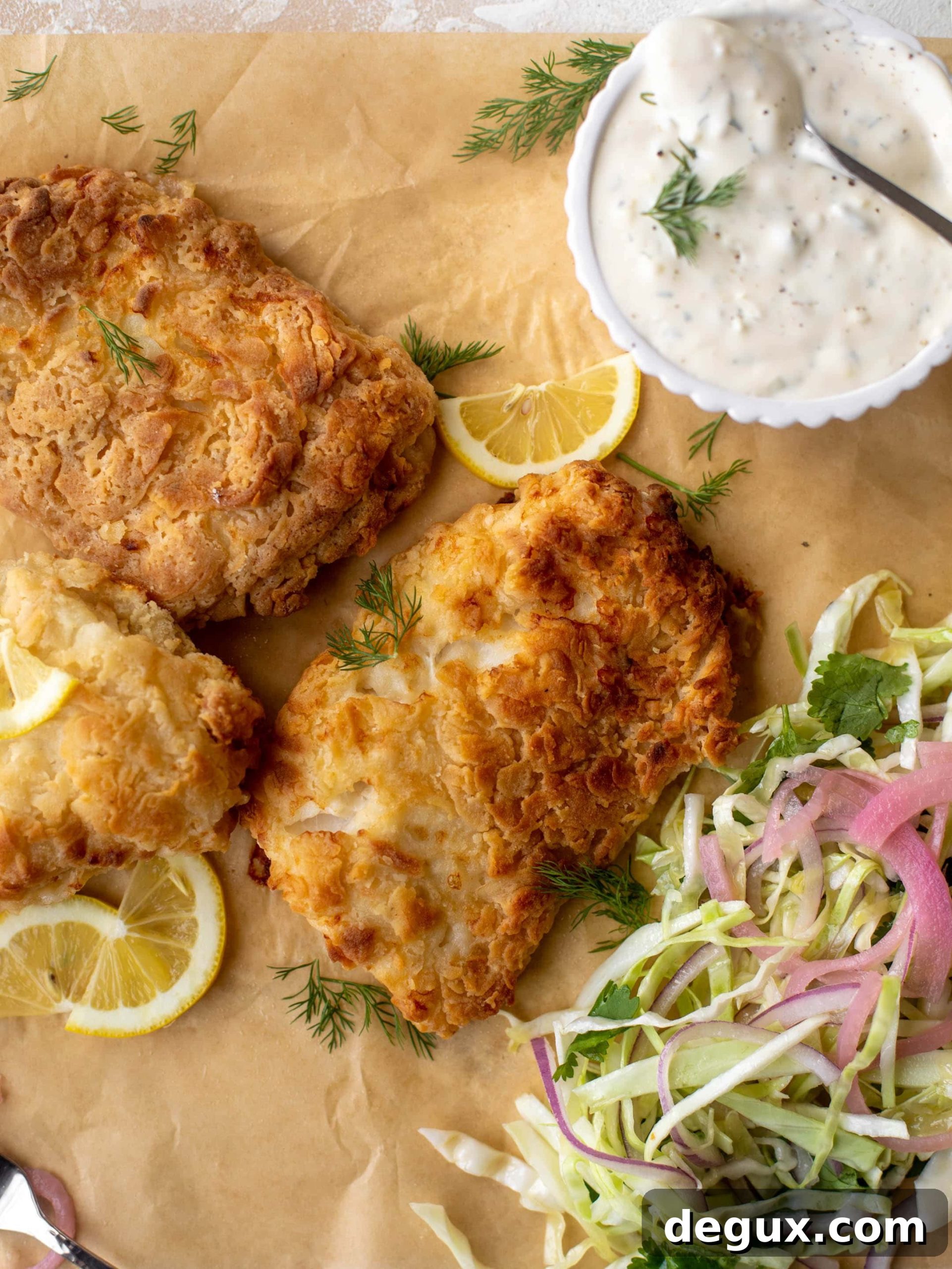 air fryer beer battered fish