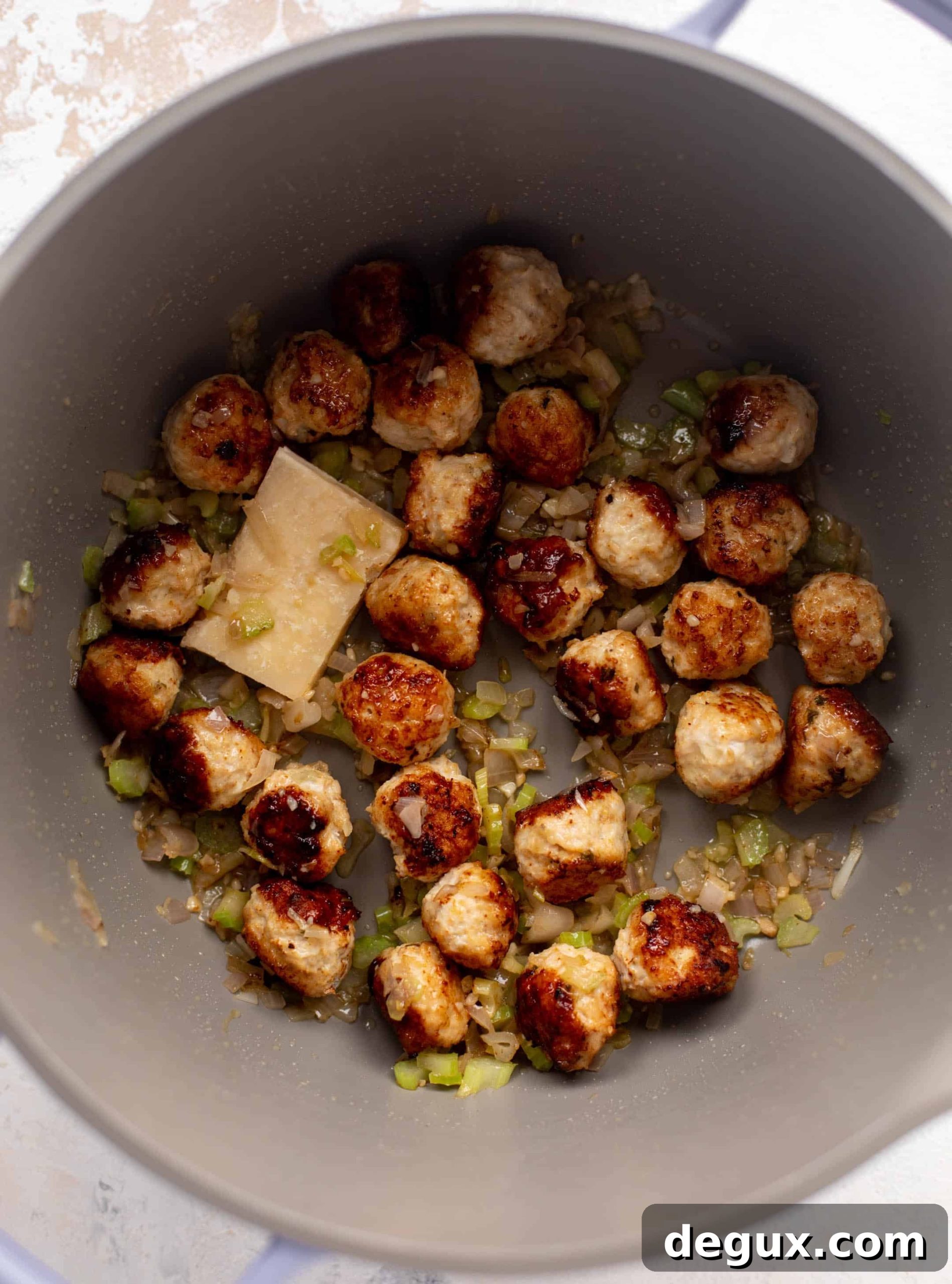 mini chicken meatballs