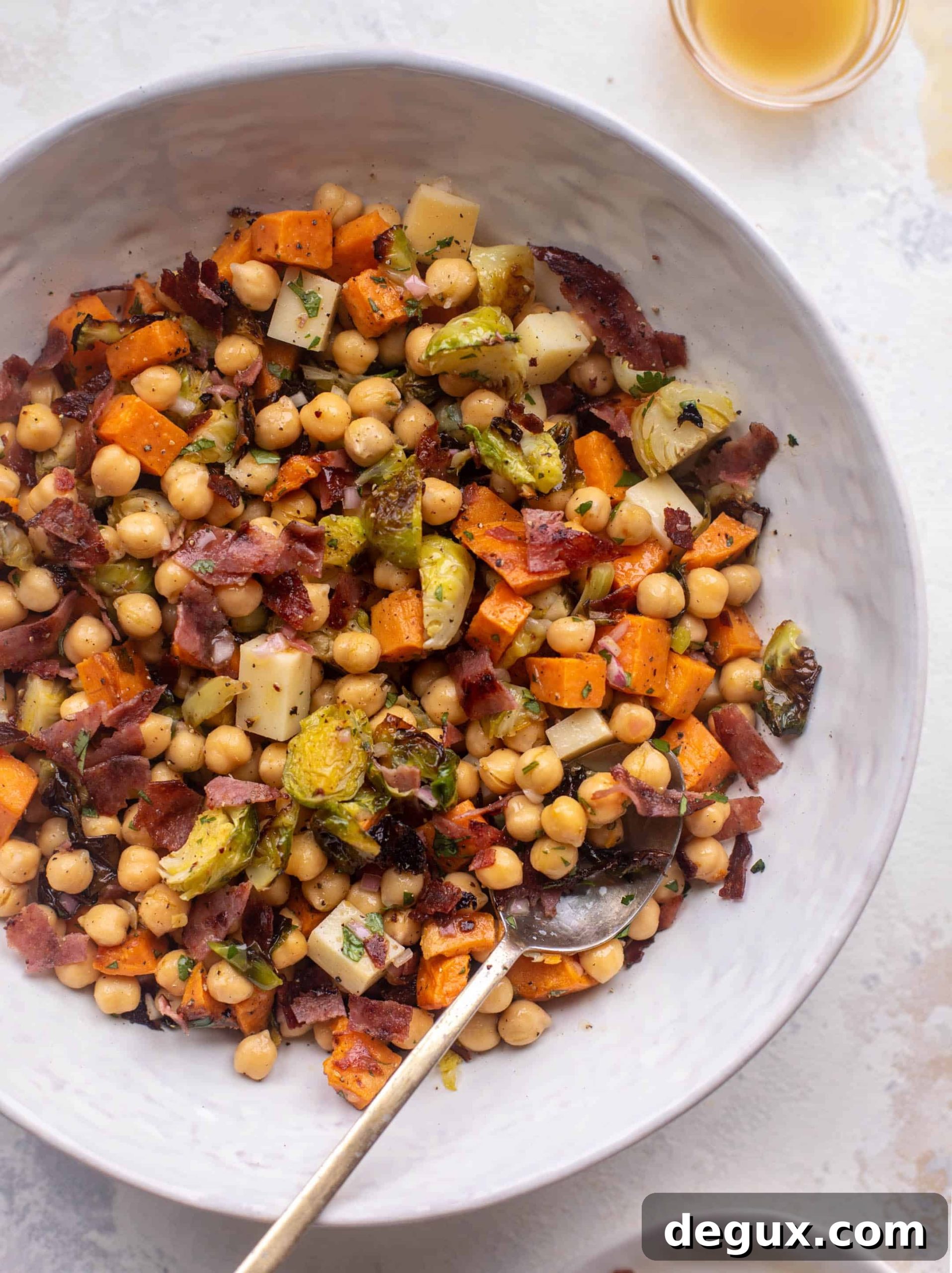 Winter Chickpea Salad with Smoked Provolone for Lunch 12 lunchtime winter chickpea salad