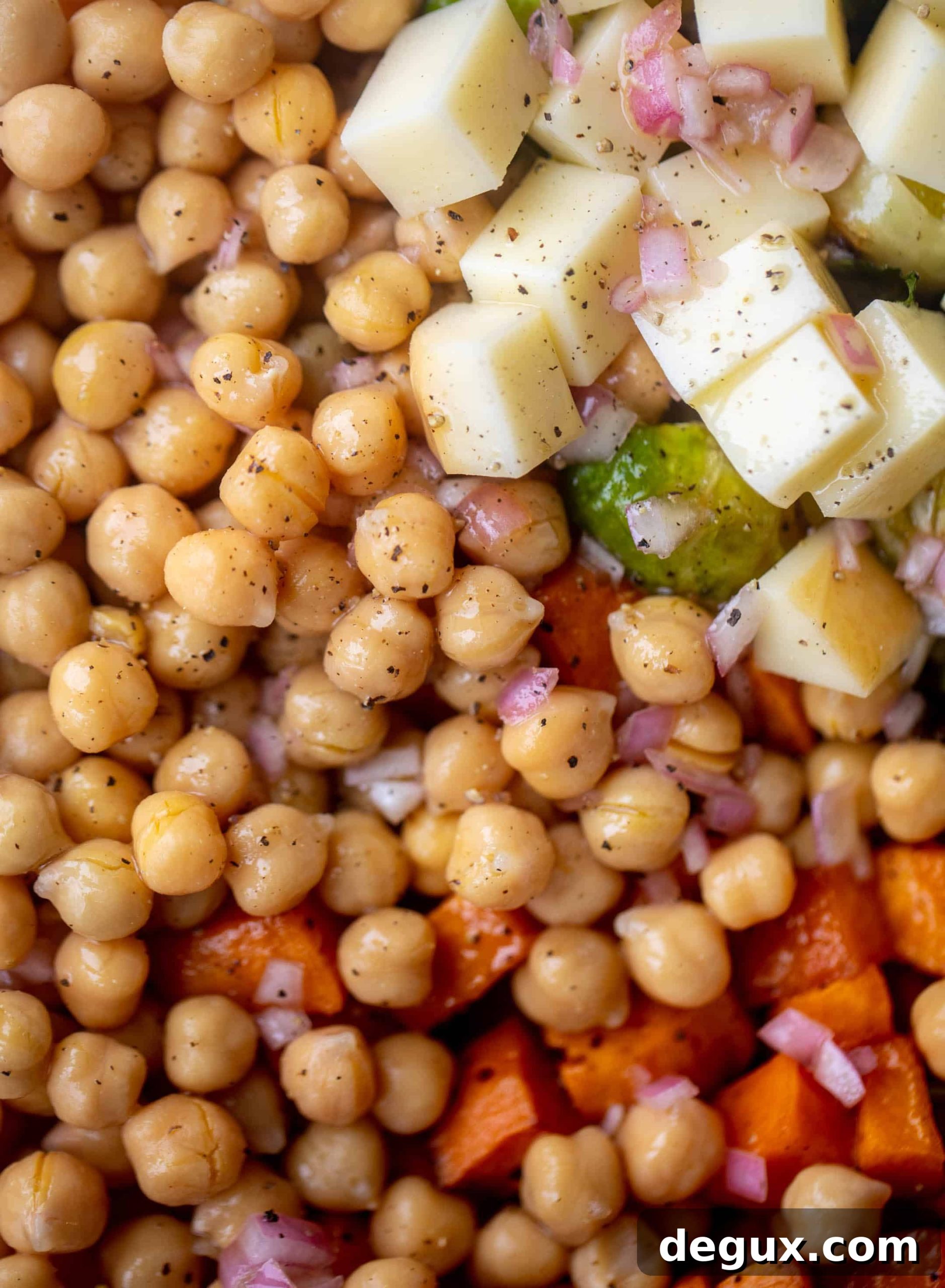 Winter Chickpea Salad with Smoked Provolone for Lunch 7 lunchtime winter chickpea salad
