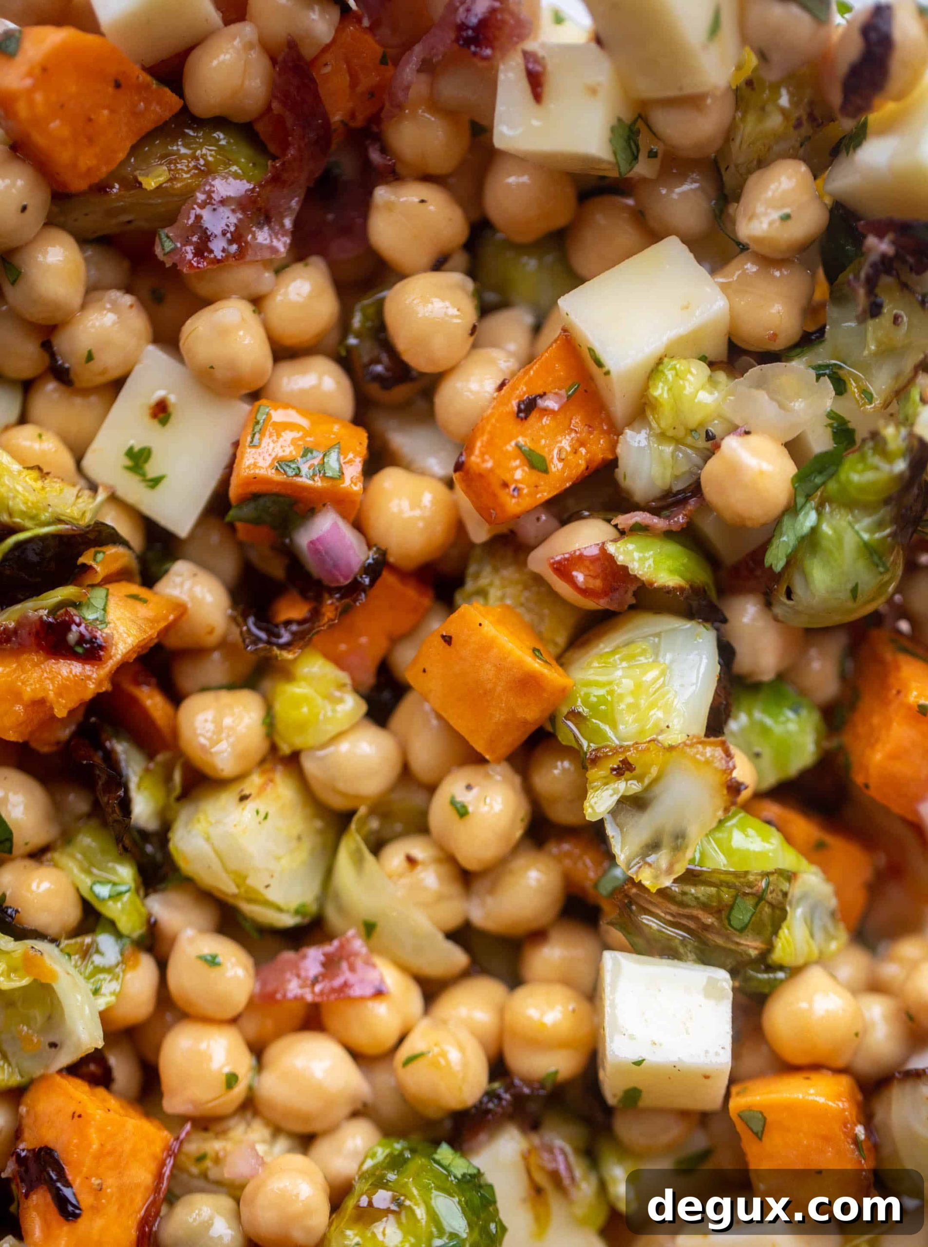 Winter Chickpea Salad with Smoked Provolone for Lunch 8 lunchtime winter chickpea salad