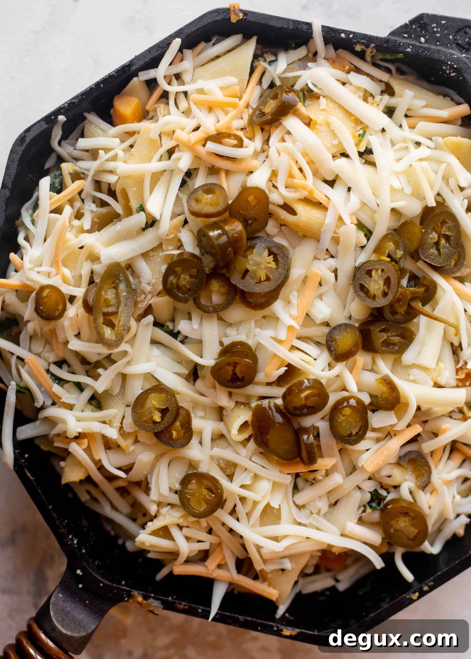 spicy butternut pasta with chicken
