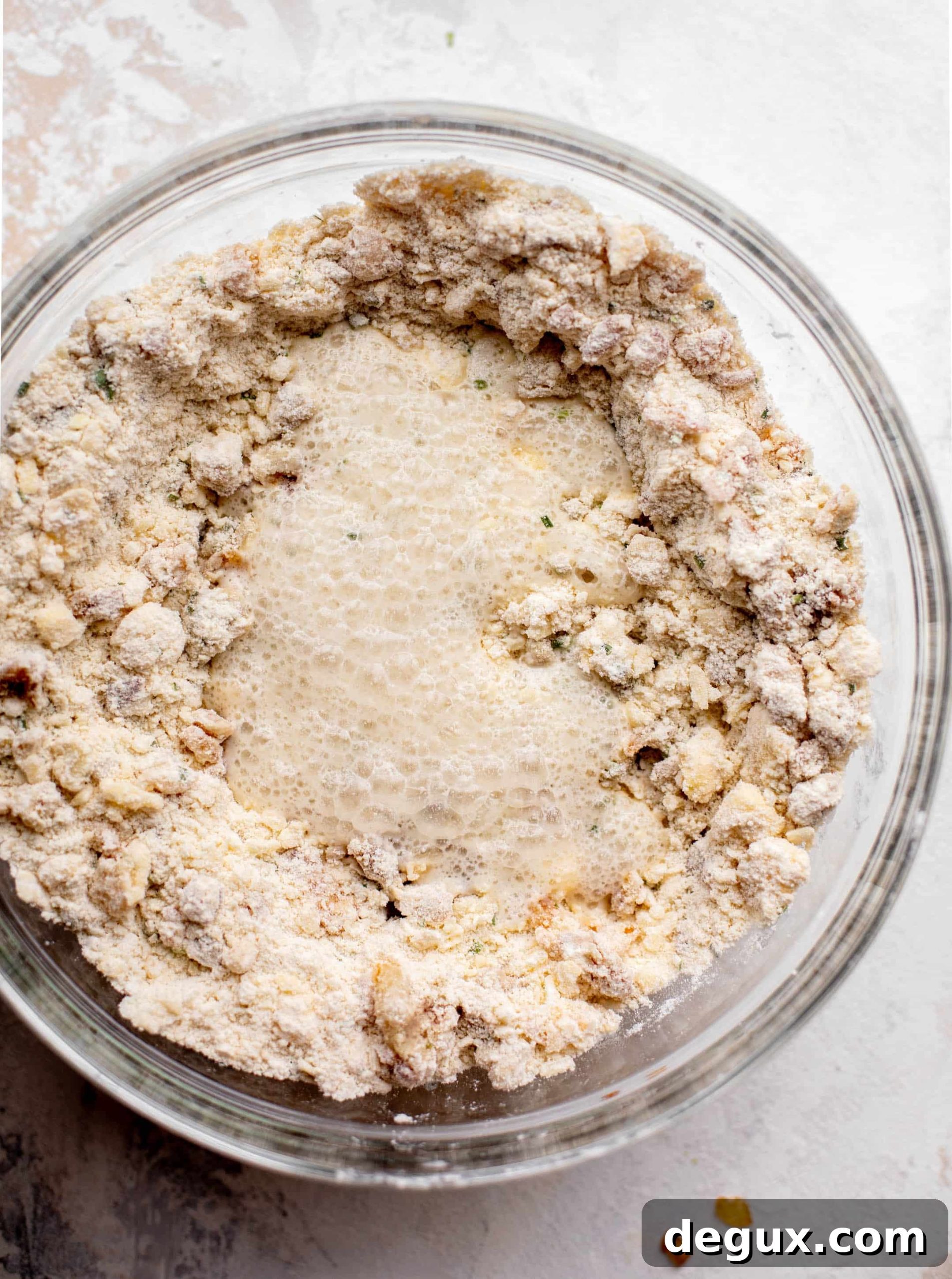 Irish Cheddar & Caramelized Onion Beer Scones 4 beer bread scone dough