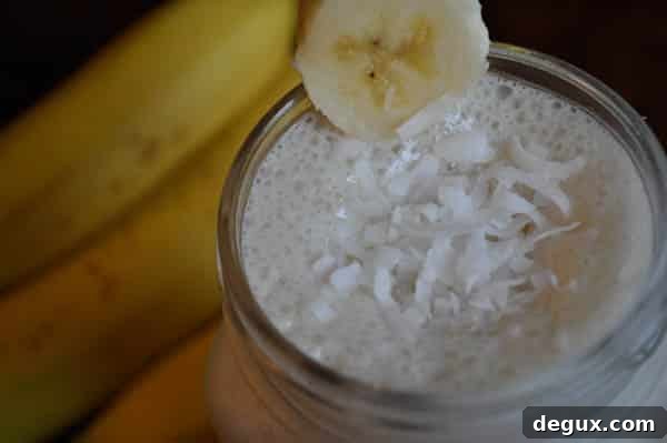 Banana Colada ingredients